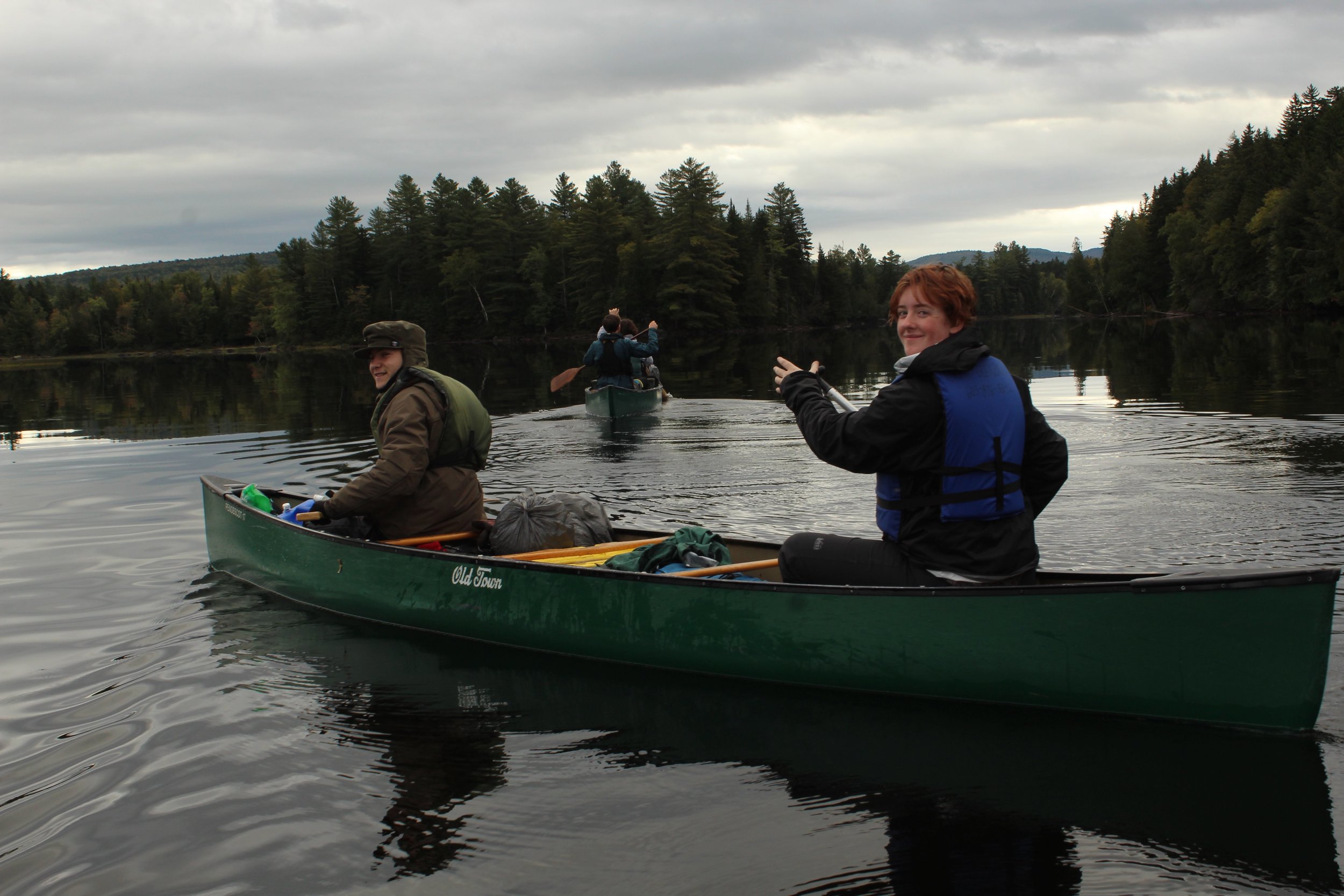 Paddling on Umbagog Lake, on the New Hampshire side before crossing into Maine.