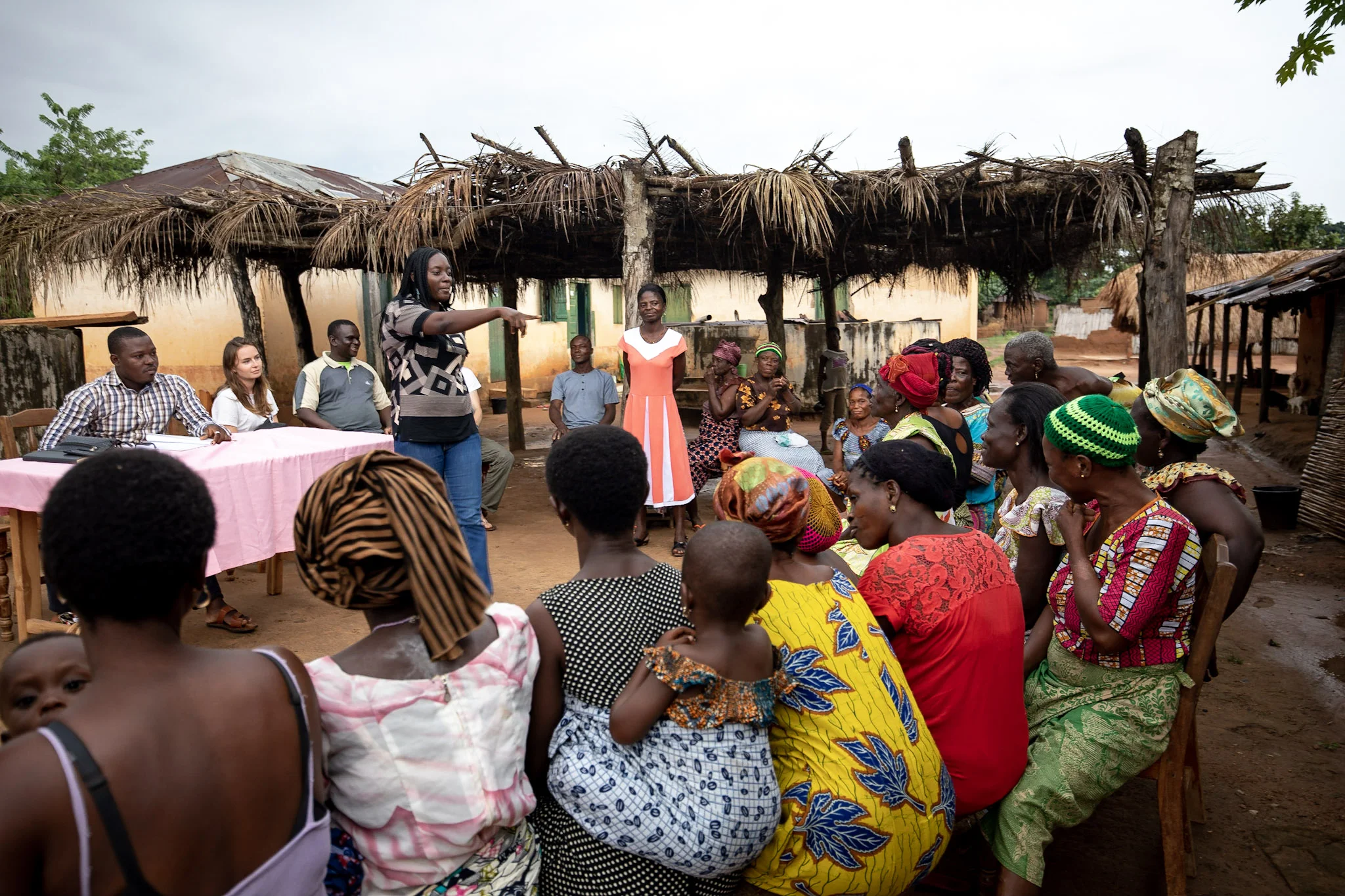 Social support workshop near Lome, Togo.