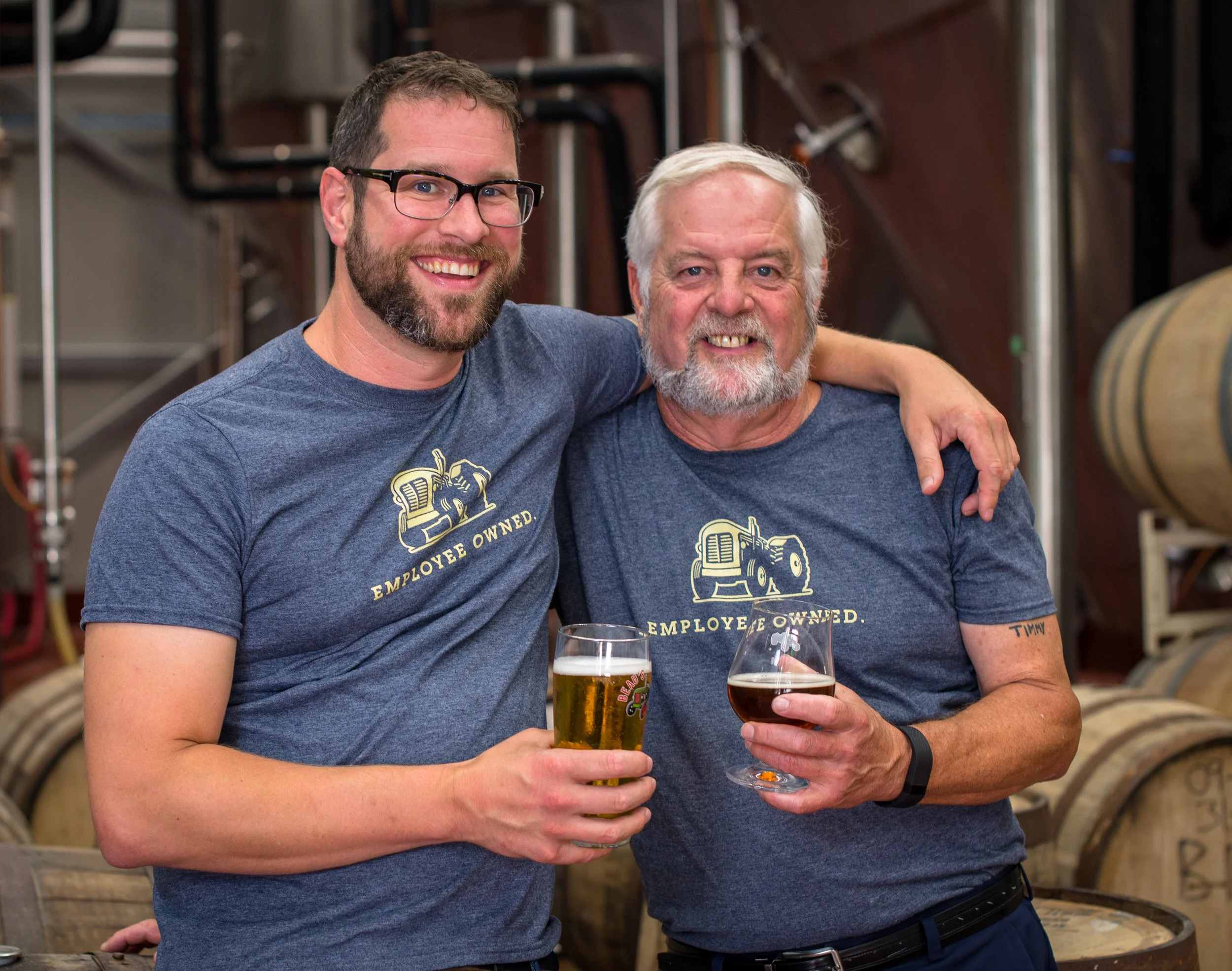 Co-Founders of Beau's Brewing Co., Steve and Tim Beauchesne