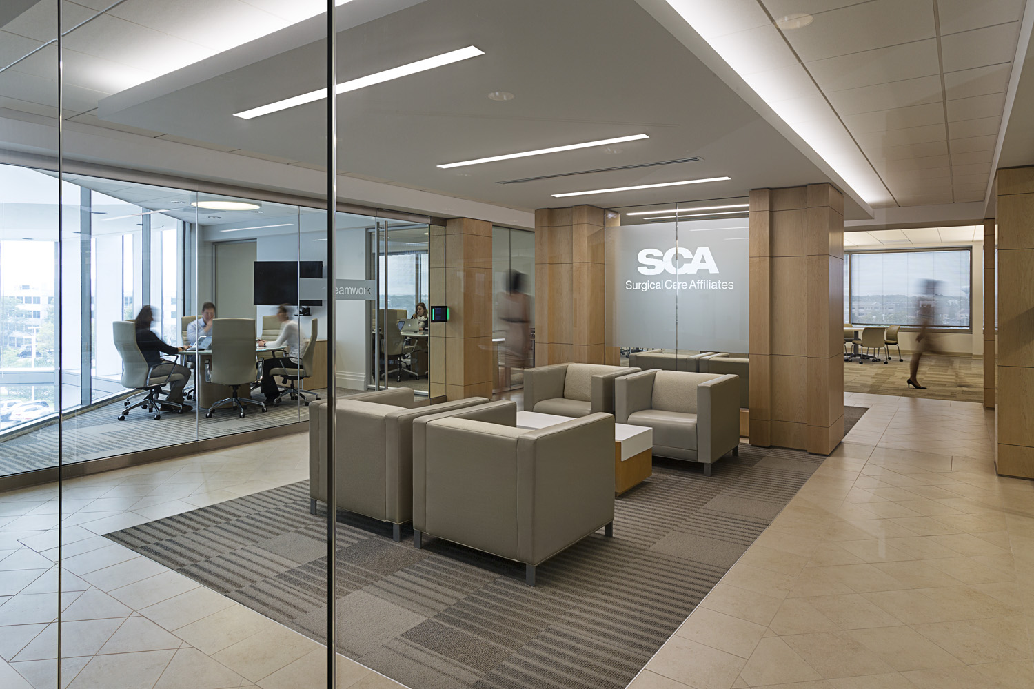 Surgical Care Affiliates / Deerfield IL / William Blackstock Architects 