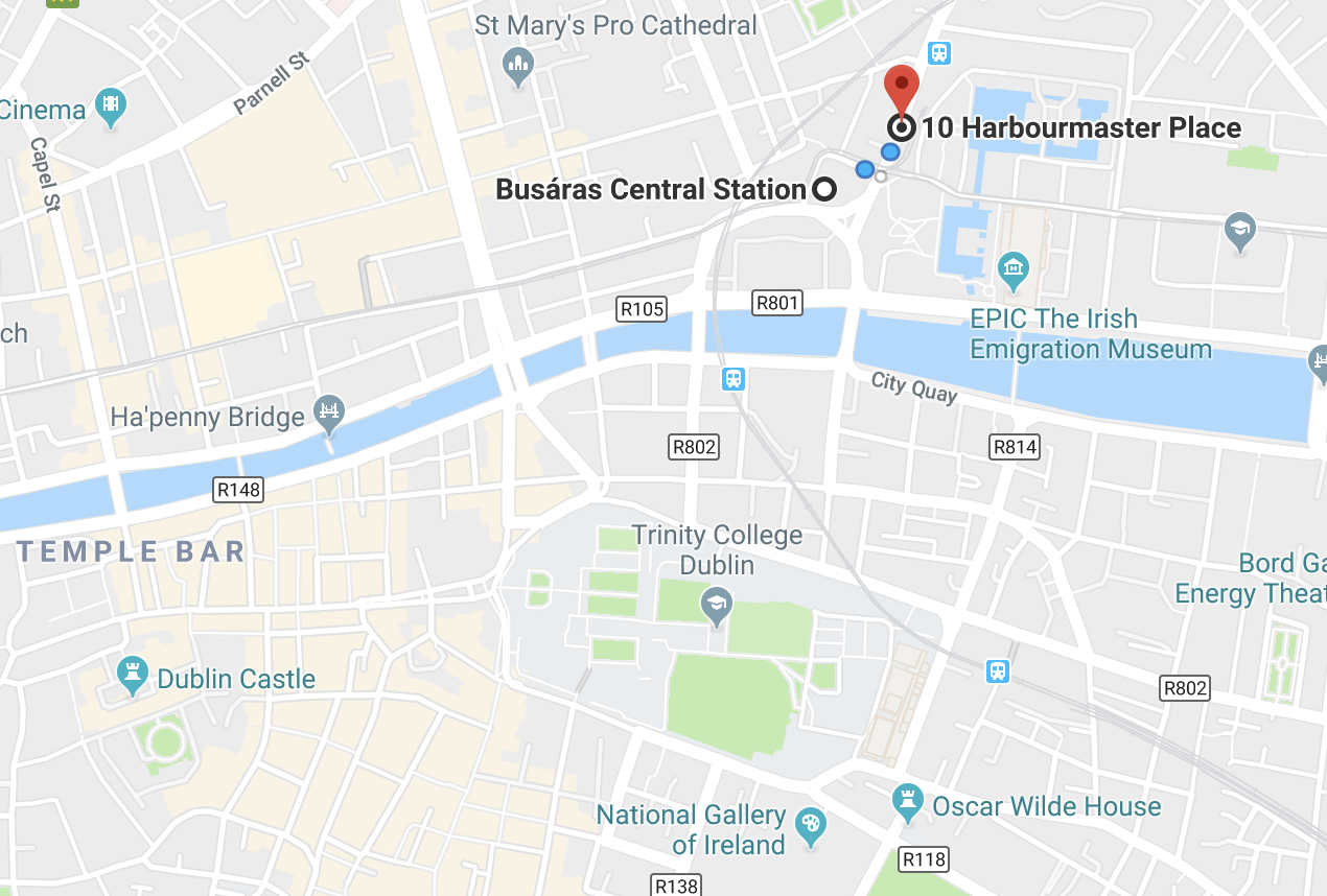Busaras Central Station and the small walk to the actual bus platform which is just north of the station.