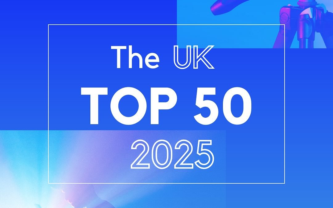 🚨 We&rsquo;re back in the UK Top 50 🚨

This year we&rsquo;ve climbed to No.27 (up ten spots from last time 💅), holding our own amongst the best production companies in the country for brand and corporate film.

The UK Top 50 ranks studios by reven