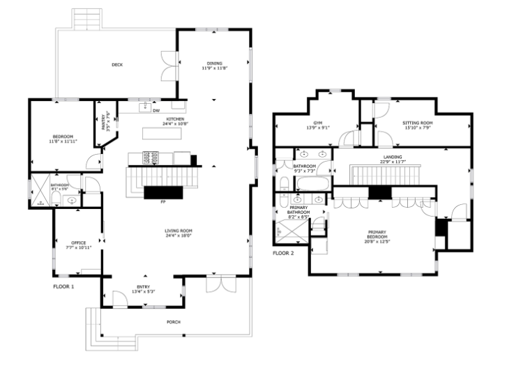 Matterport scan turned schematic