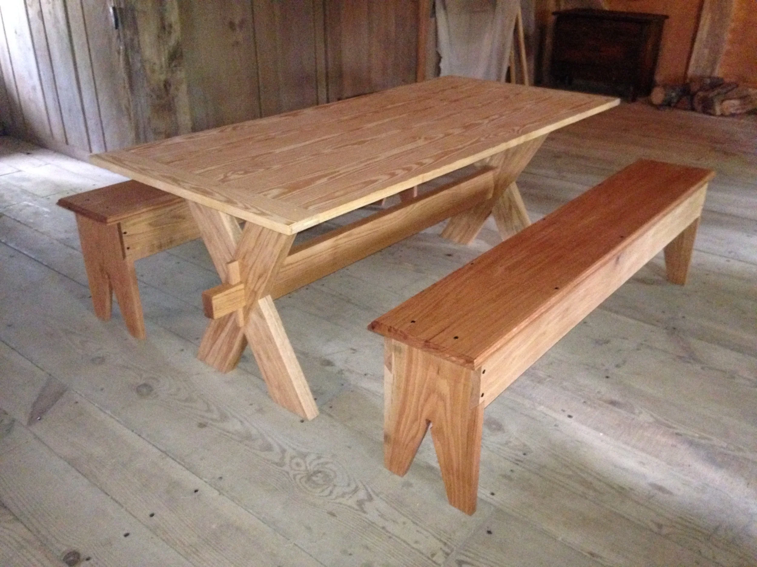 trestle table and benches.JPG