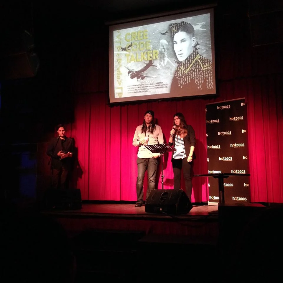 Cree Code Talker wins 1st Place at BravoFACTUAL HotDocs Pitching Competition