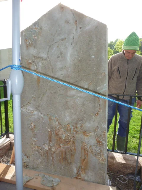 Gravvård vid Brahekyrkan på Visingsö 2014