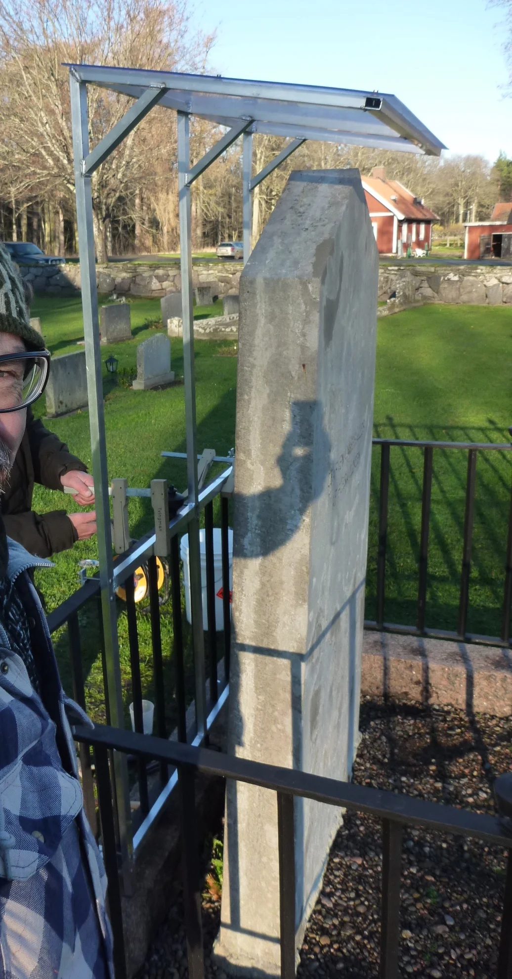 Gravvård vid Brahekyrkan på Visingsö 2014