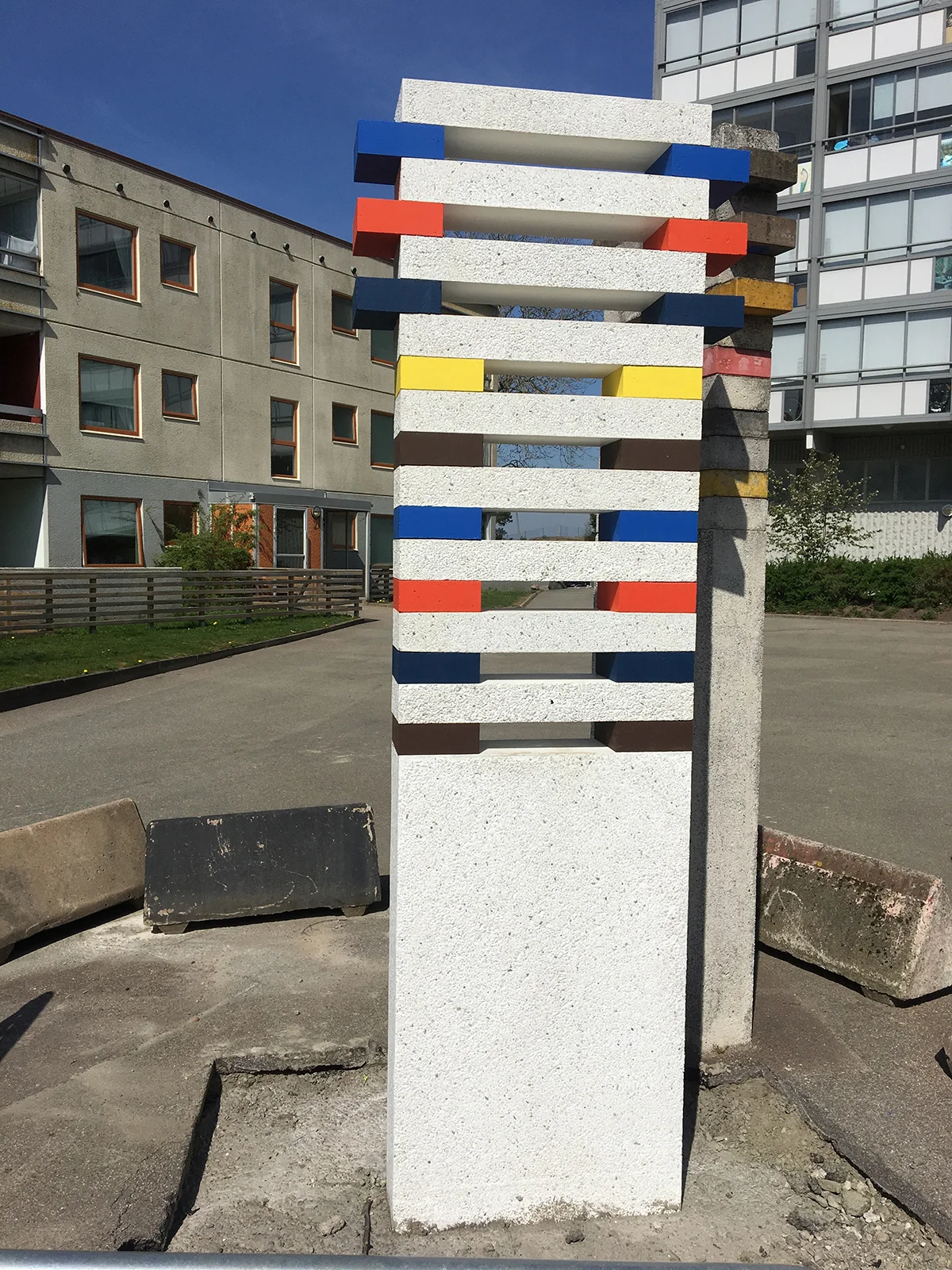 Skulpturen framifrån.