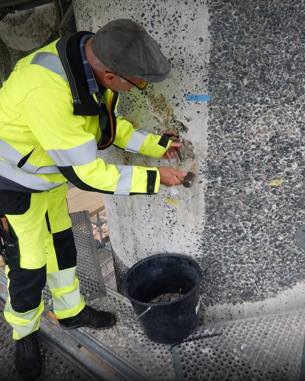  Ballast samlades upp för att återanvändas. 
