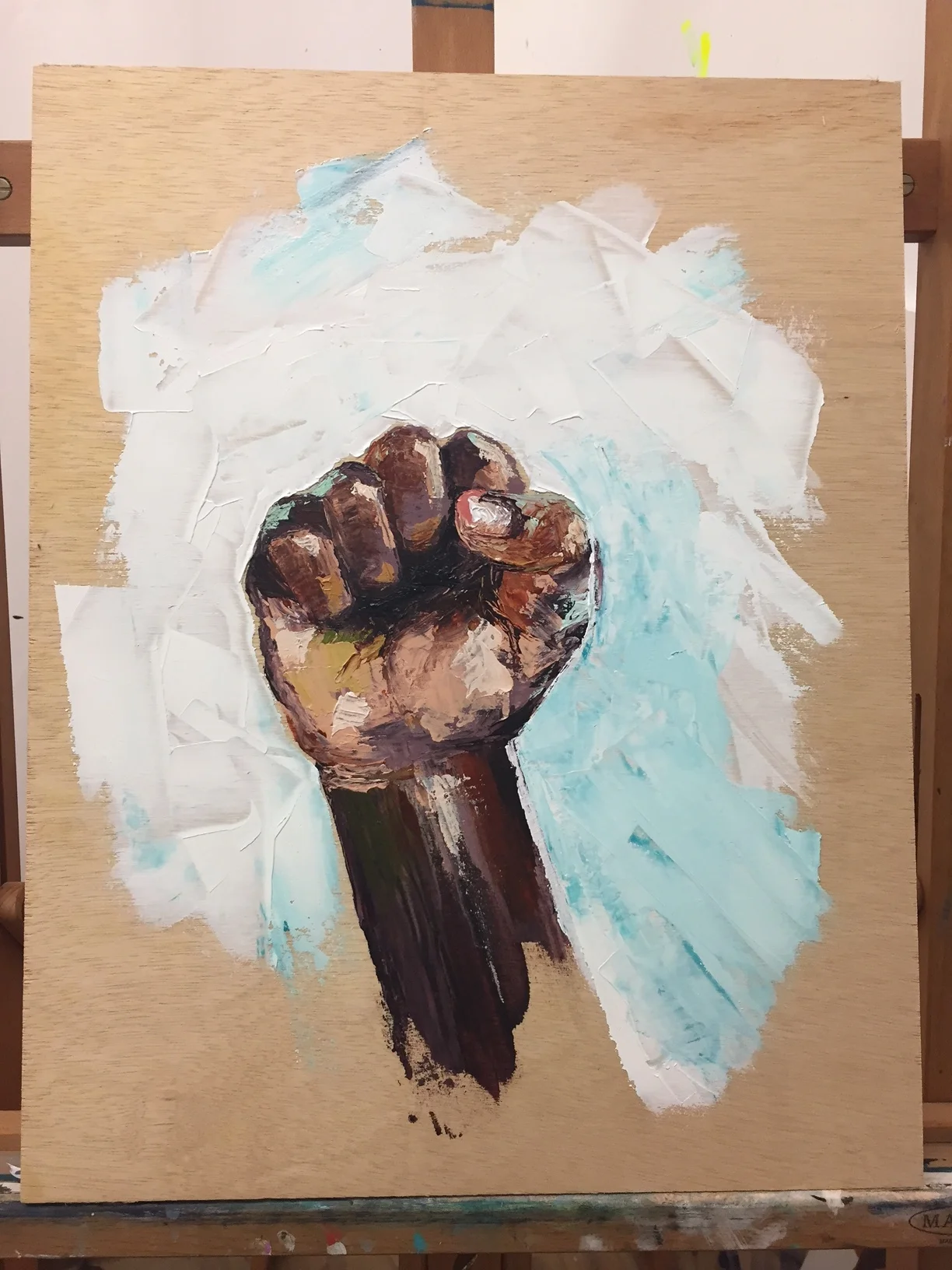 January 24, 2017 | Acrylic on wood panel | 16x20