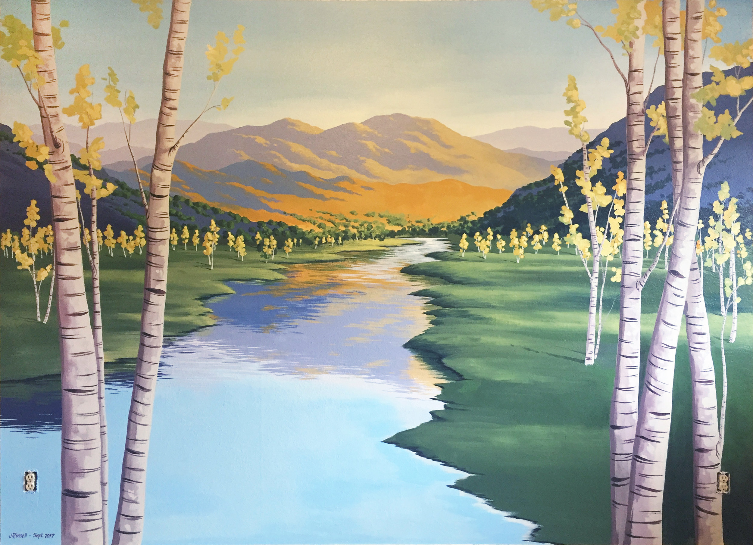 Birch Tree Landscape