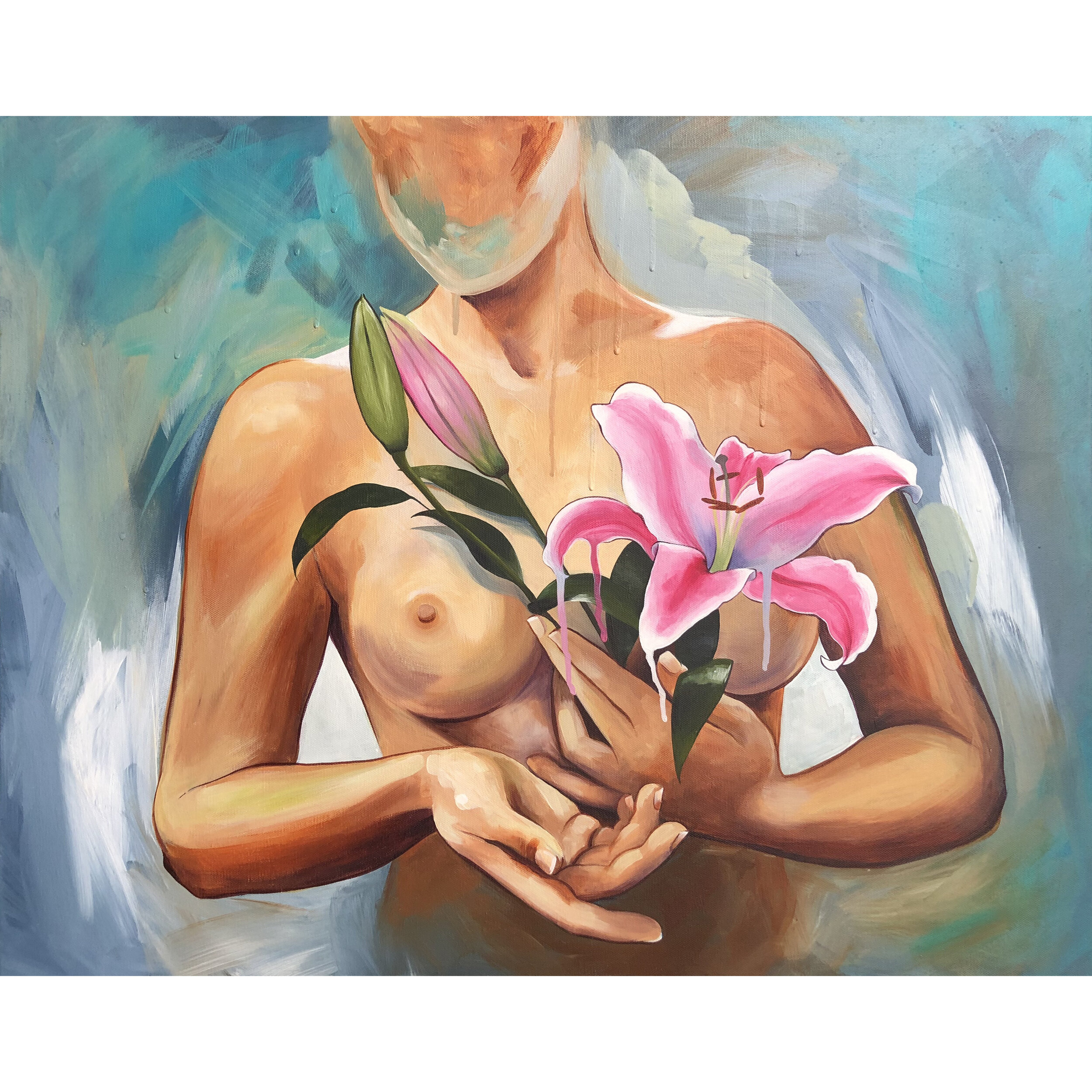 "I Am More Than Just Your Flower" Original Painting