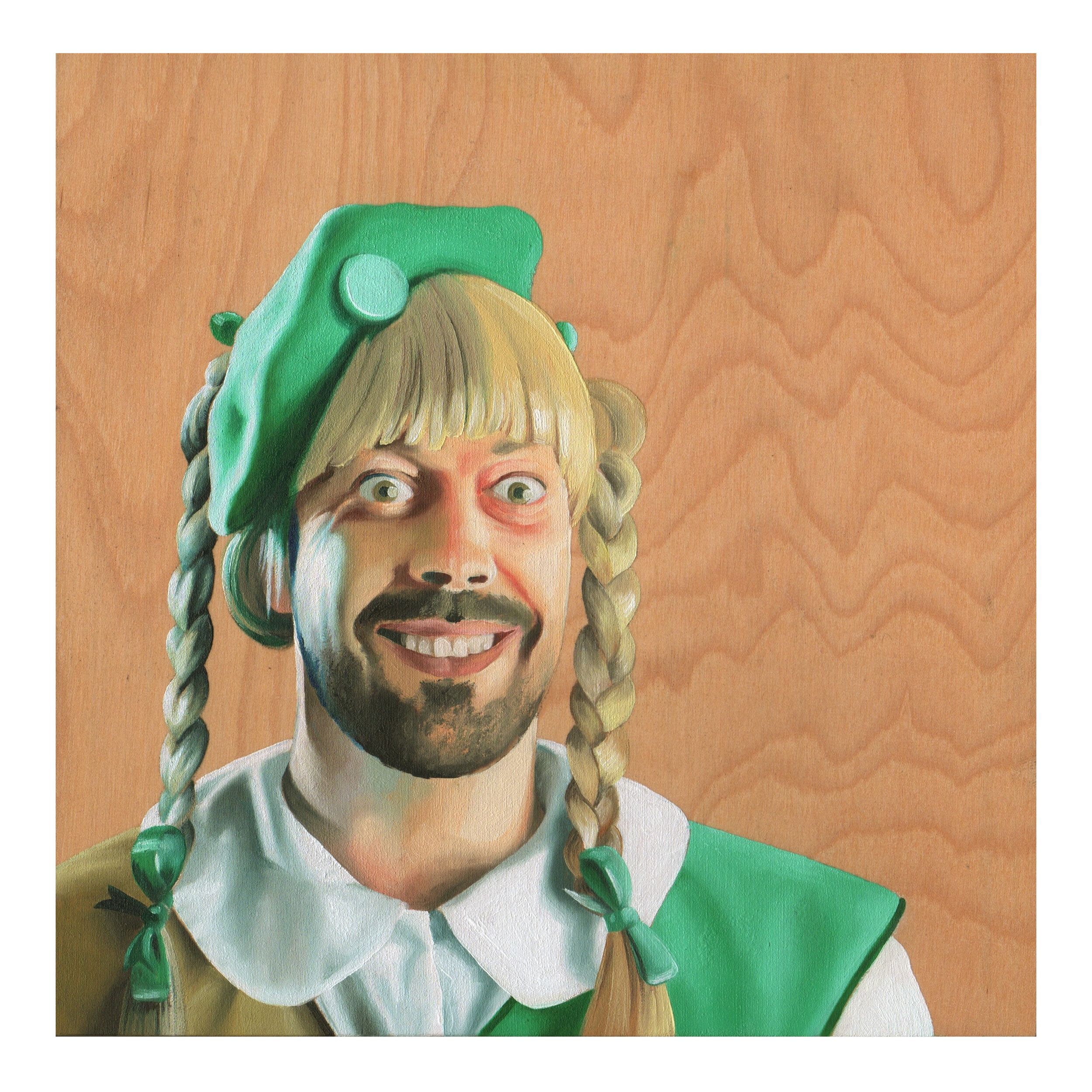 "Mr. Jigsaw Meets His Quota" Original Painting