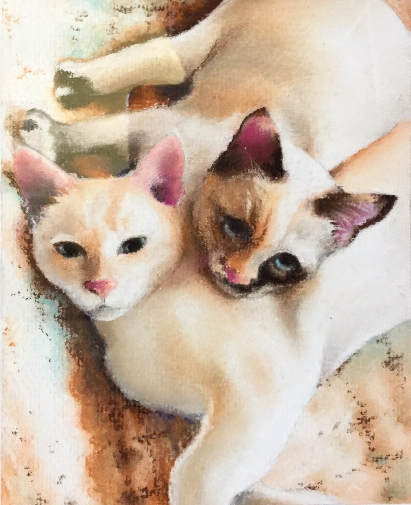  Dry pastel on paper, 8x10” 