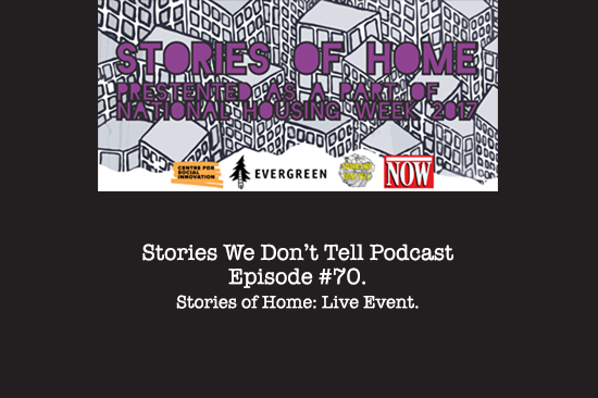 Episode 70: Stories of Home, Live Event episode artwork