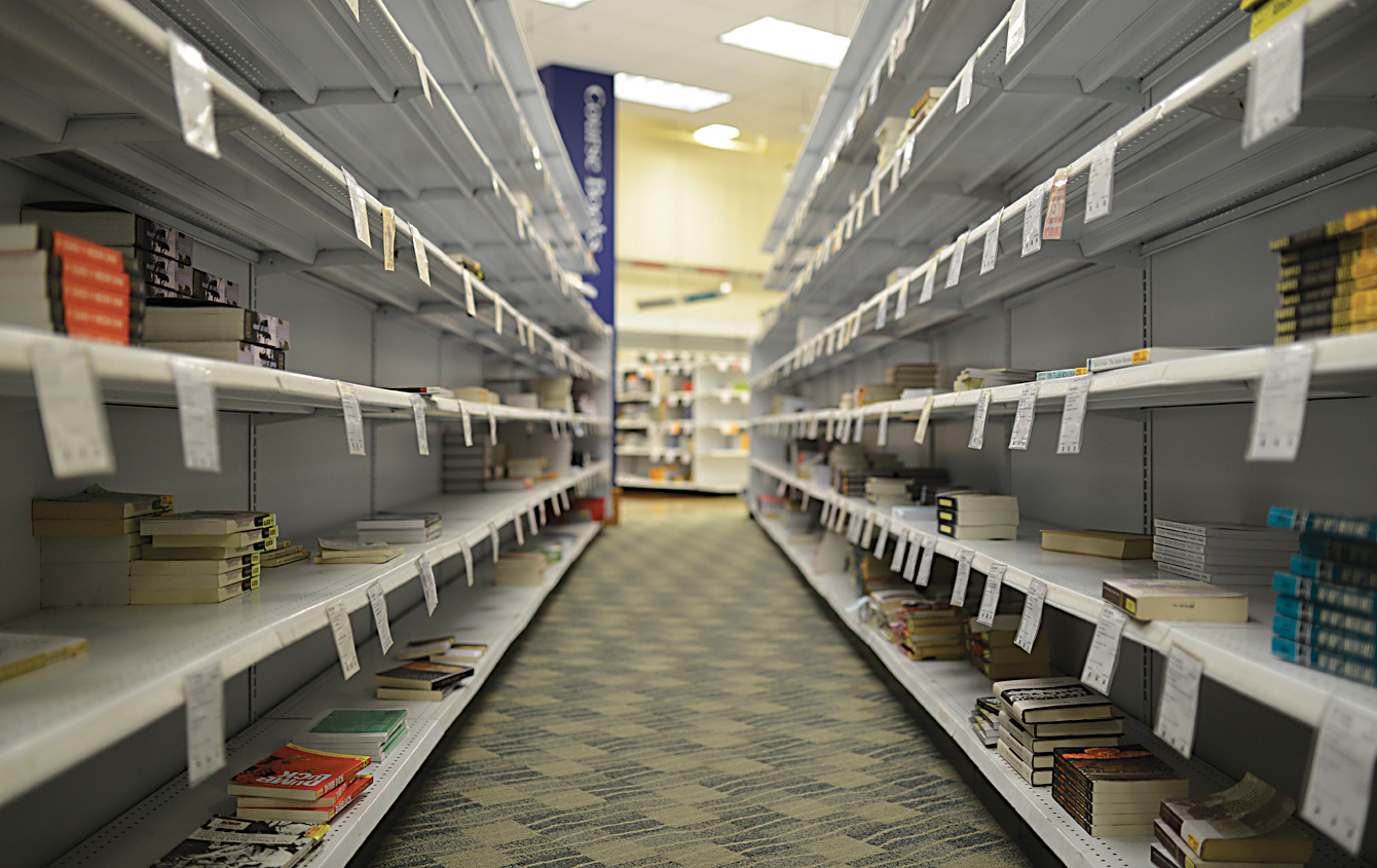 In this photo, racks of textbooks are seen on the second floor of the UConn Co-op in Storrs, Connecticut. UConn students have begun to search for alternatives to the Co-op in recent years, often turning to Amazon for more competitive prices. (Jason Jiang/The Daily Campus)