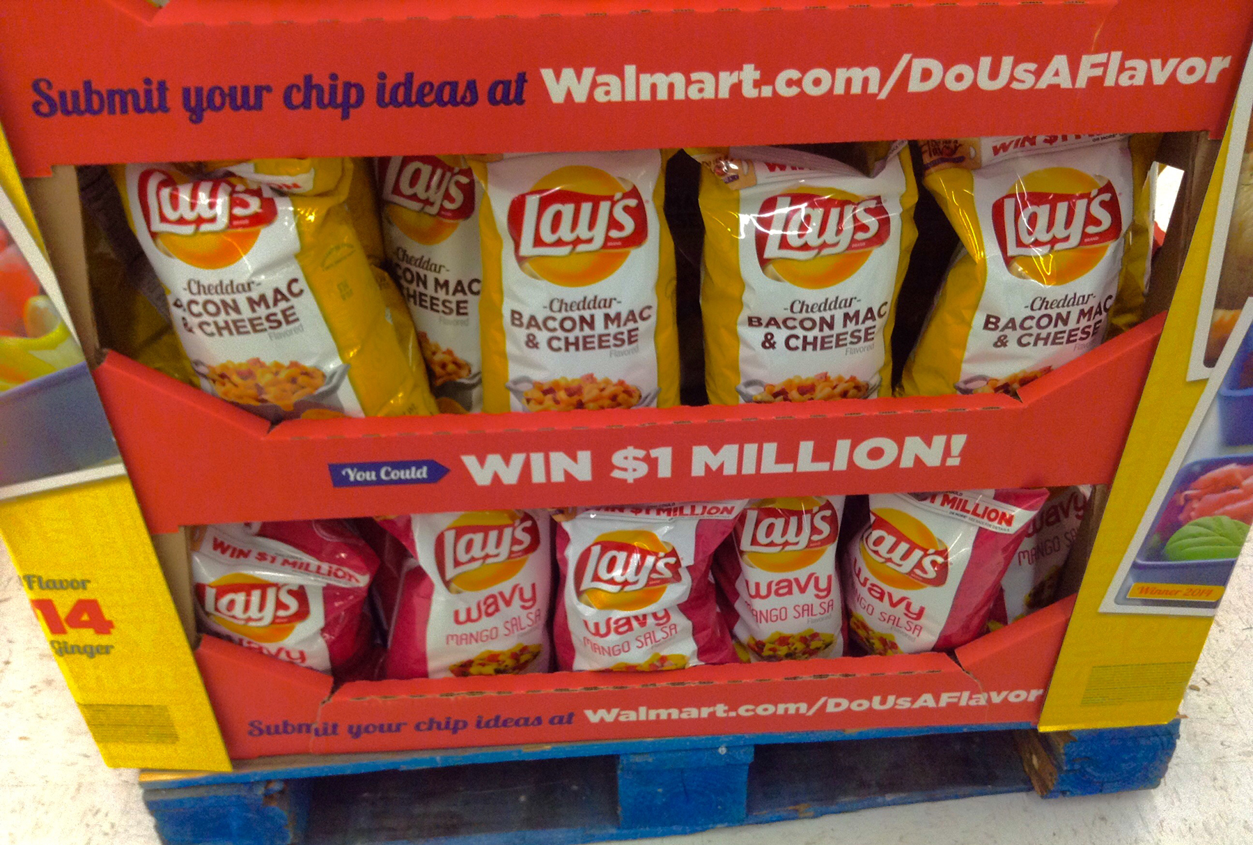 Above shows a photo of last year's options in the Lay's "Do us a Flavor" competition, which included bacon macaroni and cheese as a flavor option, a coincidence as UConn student Luke Gatti, or "Mac and Cheese Kid," grows in internet infamy. (Mike Mozart/Flickr)