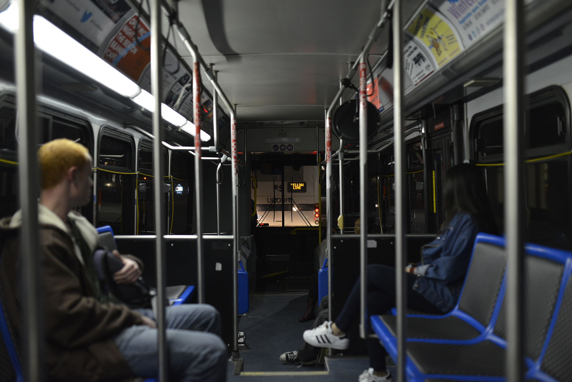 The University of Connecticut’s Transportation Services removed the radios from all 19 of its passenger buses at the beginning of October in order to “reduce potential distractions in the bus," UConn spokesperson Stephanie Reitz said. (Jason Jiang/The Daily Campus)