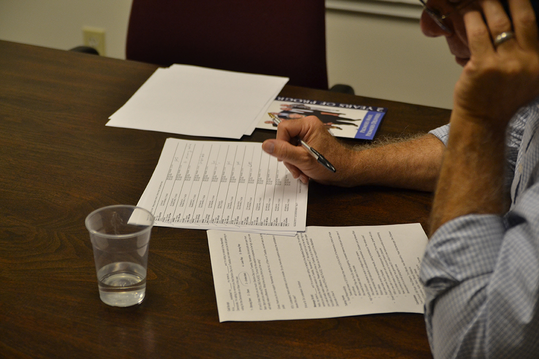 Like the Republicans, the Democrats also went door-to-door across Mansfield. As a last-second push, the Democrats ran a phone-bank on the evening of Sunday, Nov. 1 to remind voters that Election Day was on Tuesday, Nov. 3. (Amar Batra/The Daily Campus)