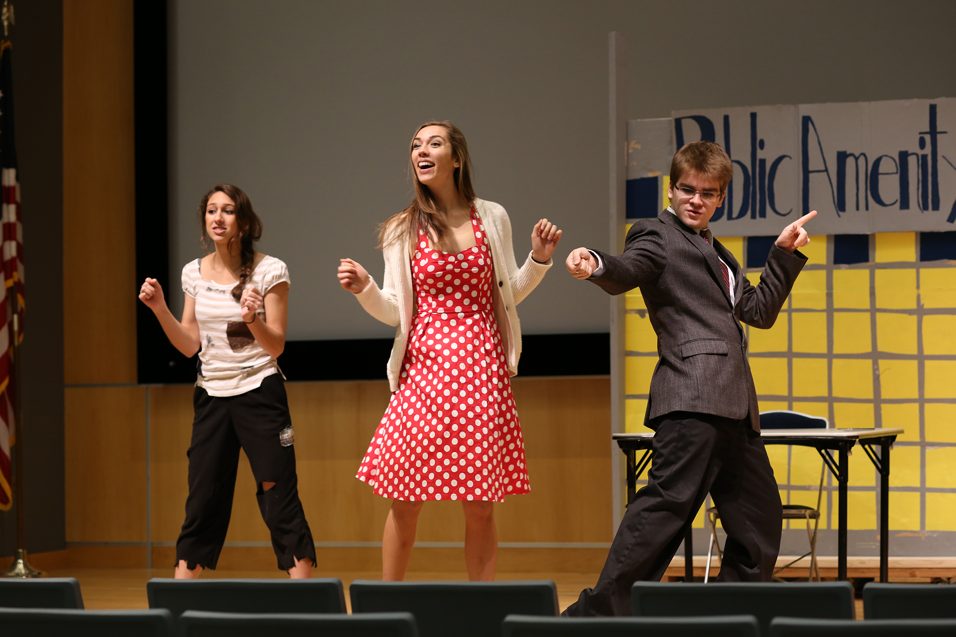 Page to Stage's production of Urinetown went to the stage at the Student Union Theater on Sunday, Nov. 8, 2015. (Jackson Haigis/The Daily Campus)