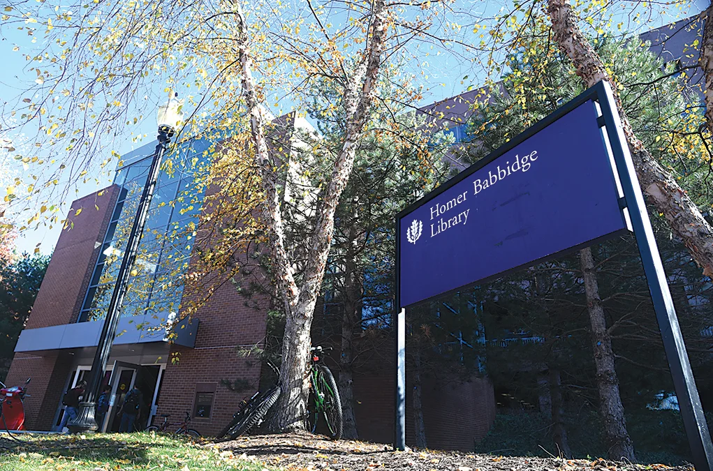 The library will endure $1.8 million in budget cuts over the next two years. (Zhelun Lang/The Daily Campus)