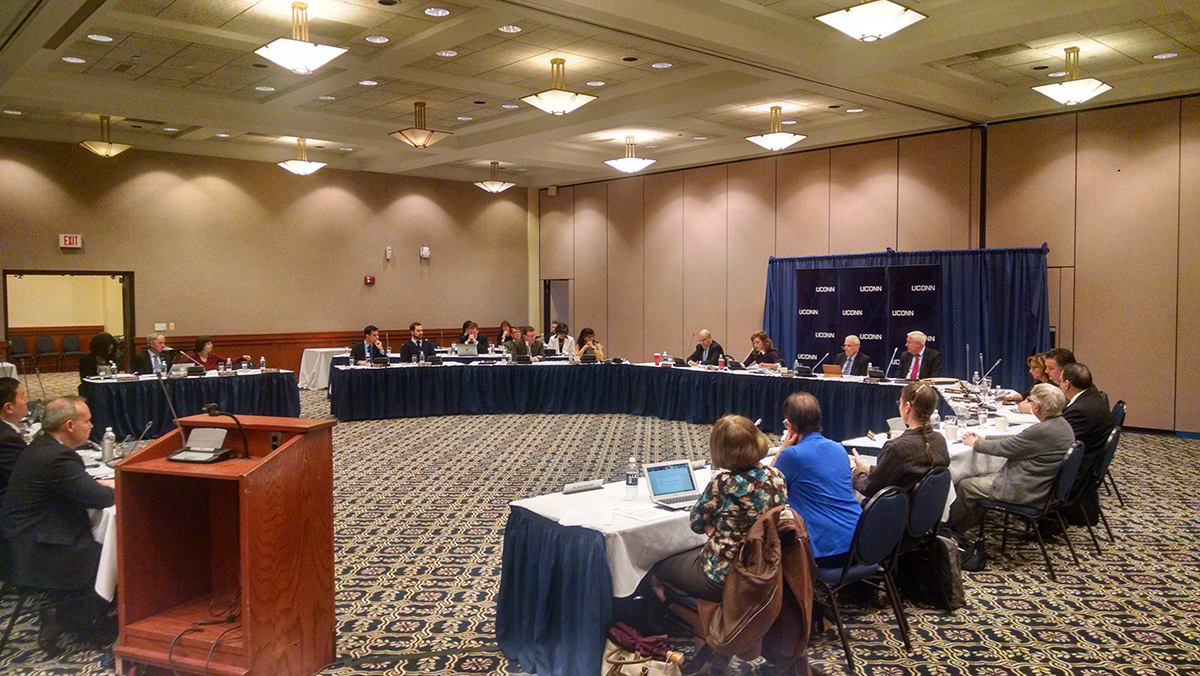 The UConn board of trustees voted to increase funding by $25 million for the new Hartford branch campus and sell the West Hartford branch campus, effectively moving the branch campus from West Hartford to Hartford. (Kyle Constable/Daily Campus)