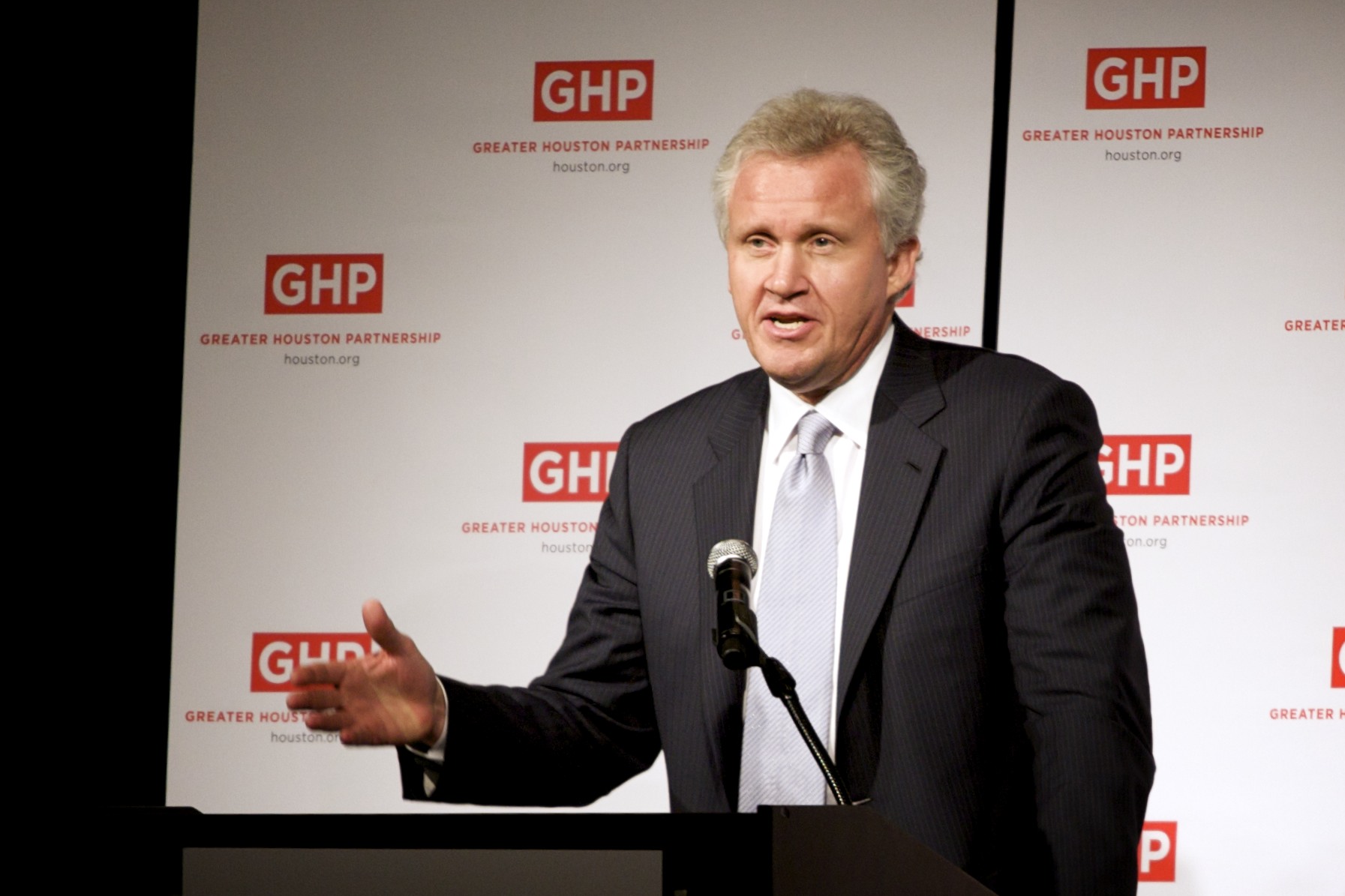 General Electric chairman Jeffrey Immelt. Immelt sent an internal memo regarding the corporation’s search for a new location, as, in his words, GE requires “a more pro-business environment.” (eschipul/Flickr)