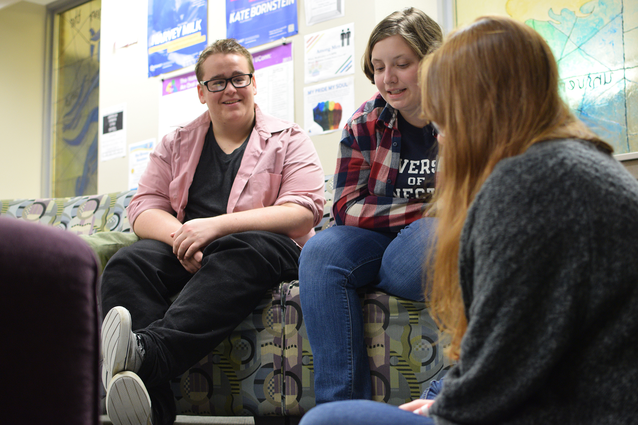 The True Colors organization hosted a meeting for student and community volunteers to plan for the upcoming True Colors Conference. True Colors is the largest conference for LGBTQIA+ youth and has been hosted at UConn during Spring Break in years past. (Grant Zitomer/Daily Campus)
