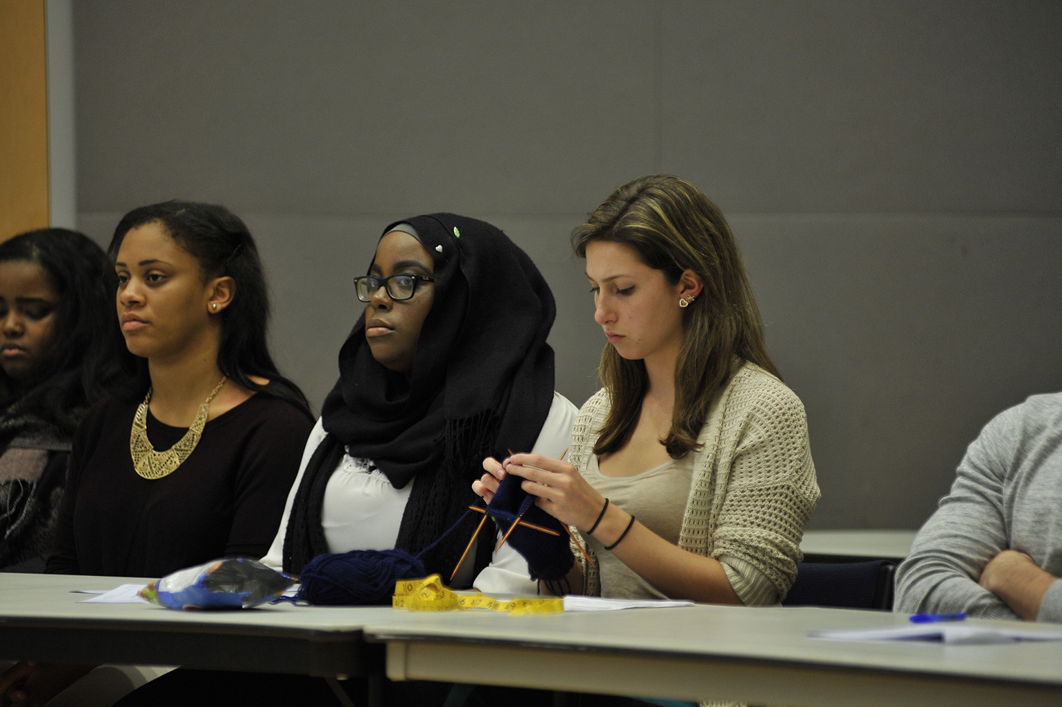 Undergraduate Student Government voiced concerns for two large communication issues between senators and Senate leadership during its mid-year evaluation its caucus in the UConn Student Union on Wednesday, Dec. 2, 2015. (Jason Jiang/The Daily Campus)