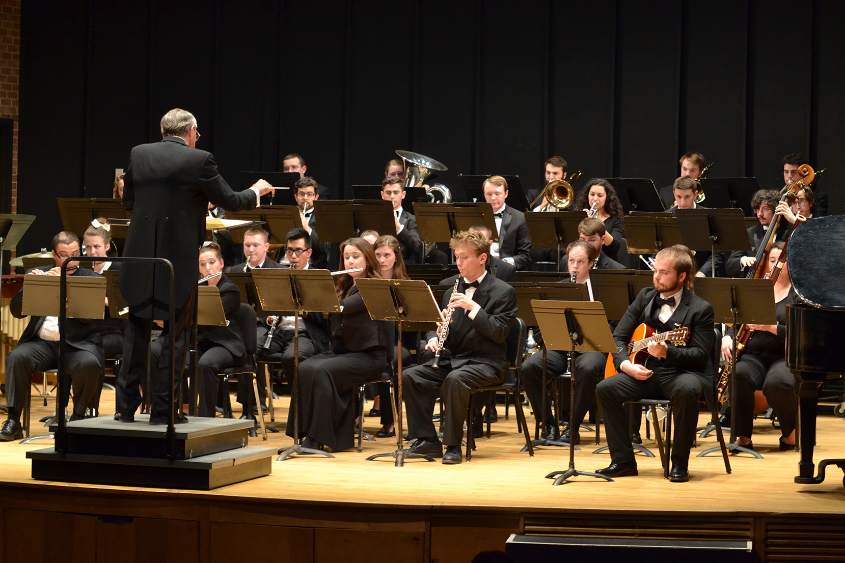 The University of Connecticut Wind Ensemble wowed the audience with a breathtaking concert entitled “Bird Song" at the J. Louis von der Mehden Recital Hall on Thursday, Dec. 3, 2015. (Amar Batra/The Daily Campus)