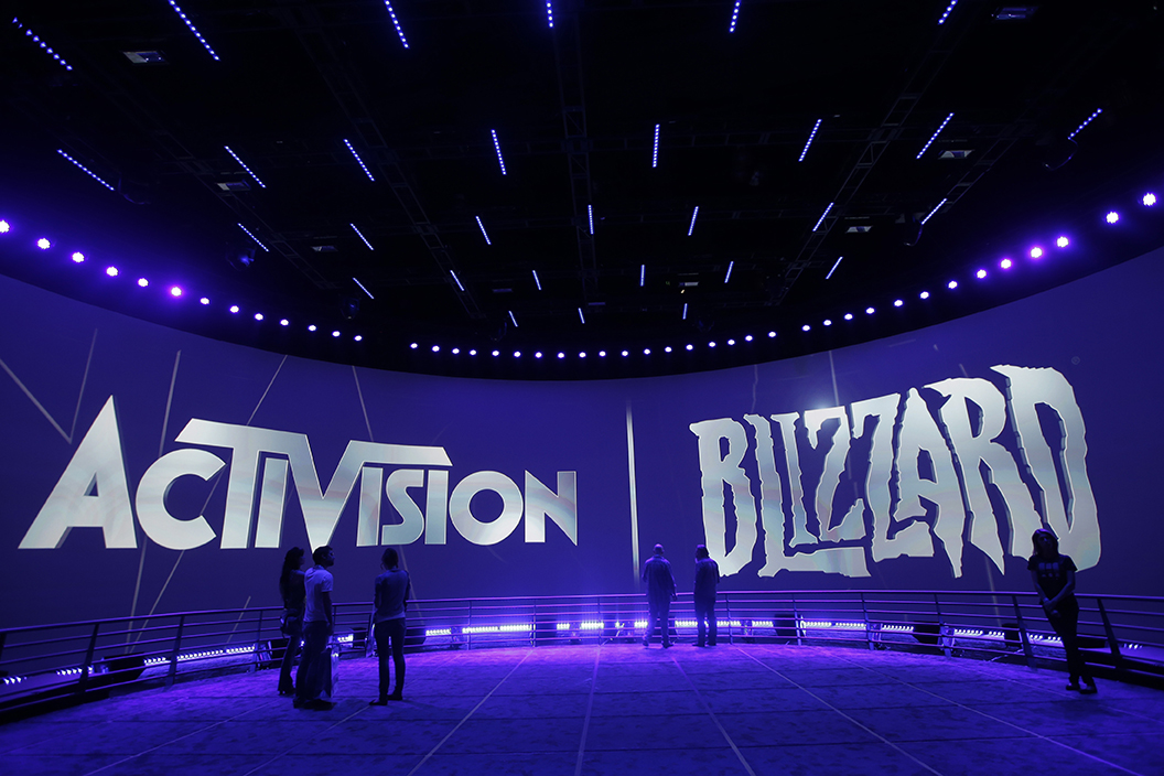 Major League Gaming, a pioneer in global eSports, was recently purchased by Activision, marking a big step forward in the industry of eSports. This June 13, 2013 file photo shows Activision Blizzard Inc., which published “World of Warcraft,” “Starcraft 2” and “Diablo 3," during the Electronic Entertainment Expo in Los Angeles. (AP)