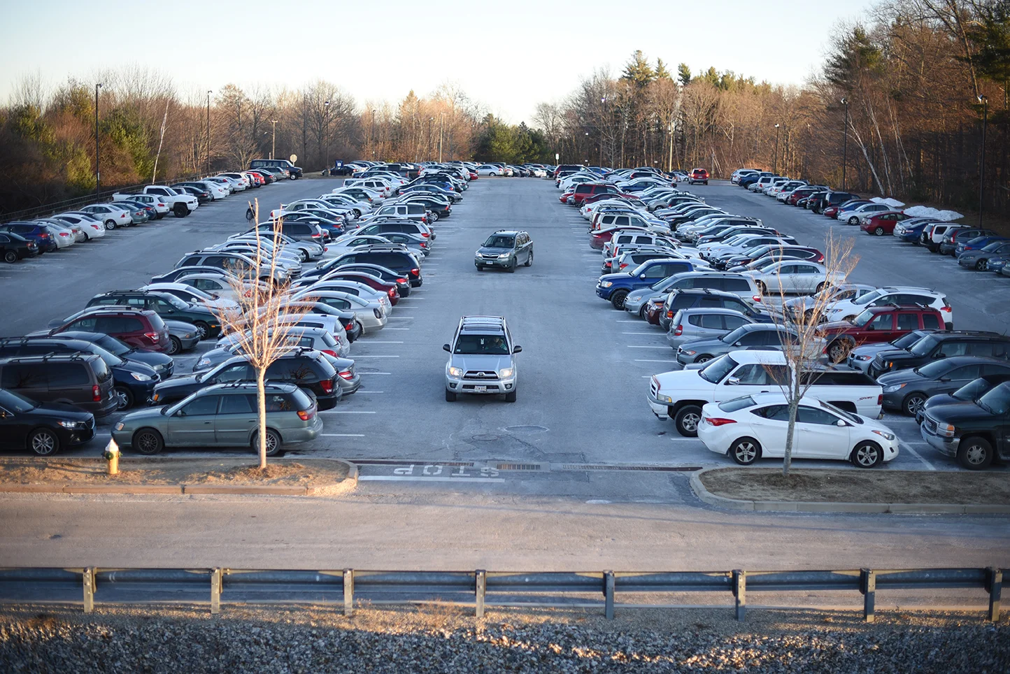 The Campus Master Plan will add over 5,000 spots to campus. In the meantime, spots are available but not in coveted locations. (Daily Campus/Zhelun Lang)