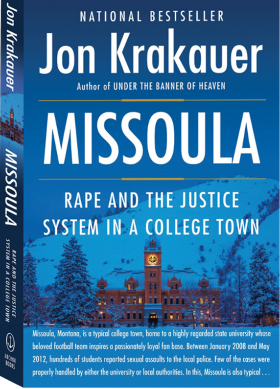 Jon Krakauer's latest book, "Missoula:Rape and the Justice System in a College Town," offers a unique perspective to an ongoing problem. (Photo courtesy of Jon Krakauer's website)