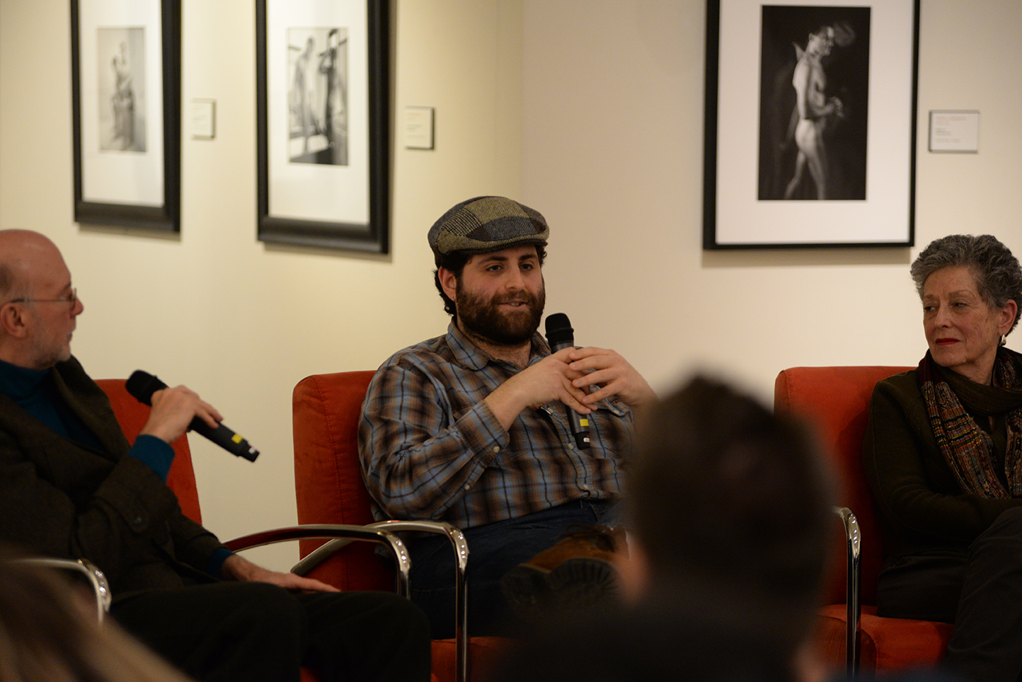 The Benton Museum hosts an art panel titled "Exploring Masculinity" in regards to the "Stark Imagery: The Male Nude in Art" on Friday evening. Daniel Silvermint an Assistant Professor, jointly appointed in Philosophy and Women’s, Gender, and Sexuality Studies at the University of Connecticut offers his thoughts. (Amar Batra/The Daily Campus)