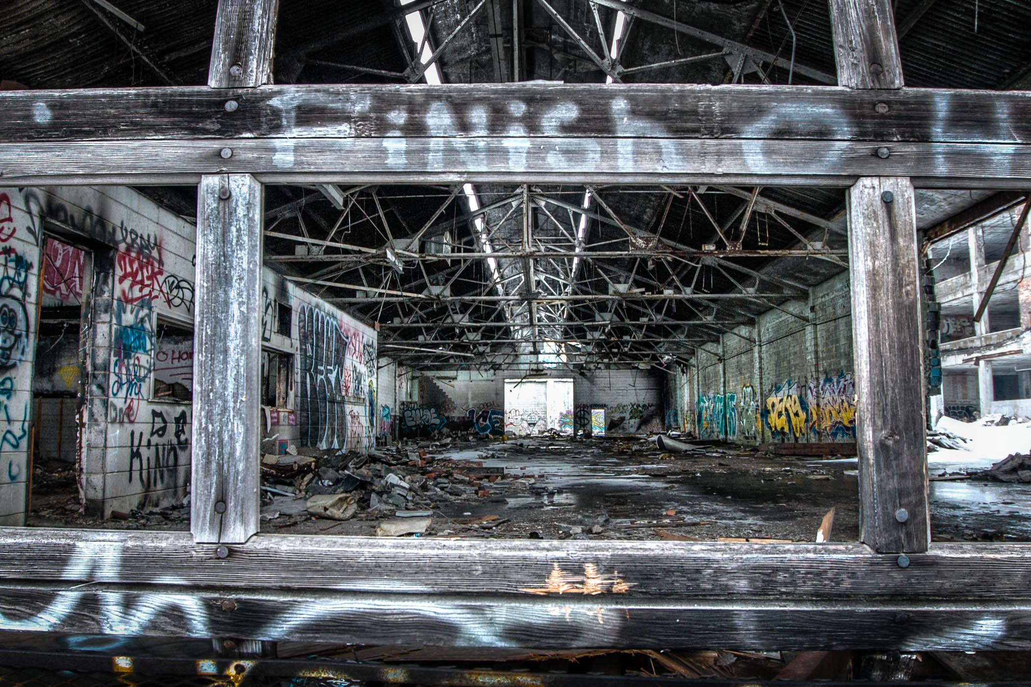 The abandoned Packard Plant in Detroit, Michigan in March 2014. (Moon Man Mike/Creative Commons)