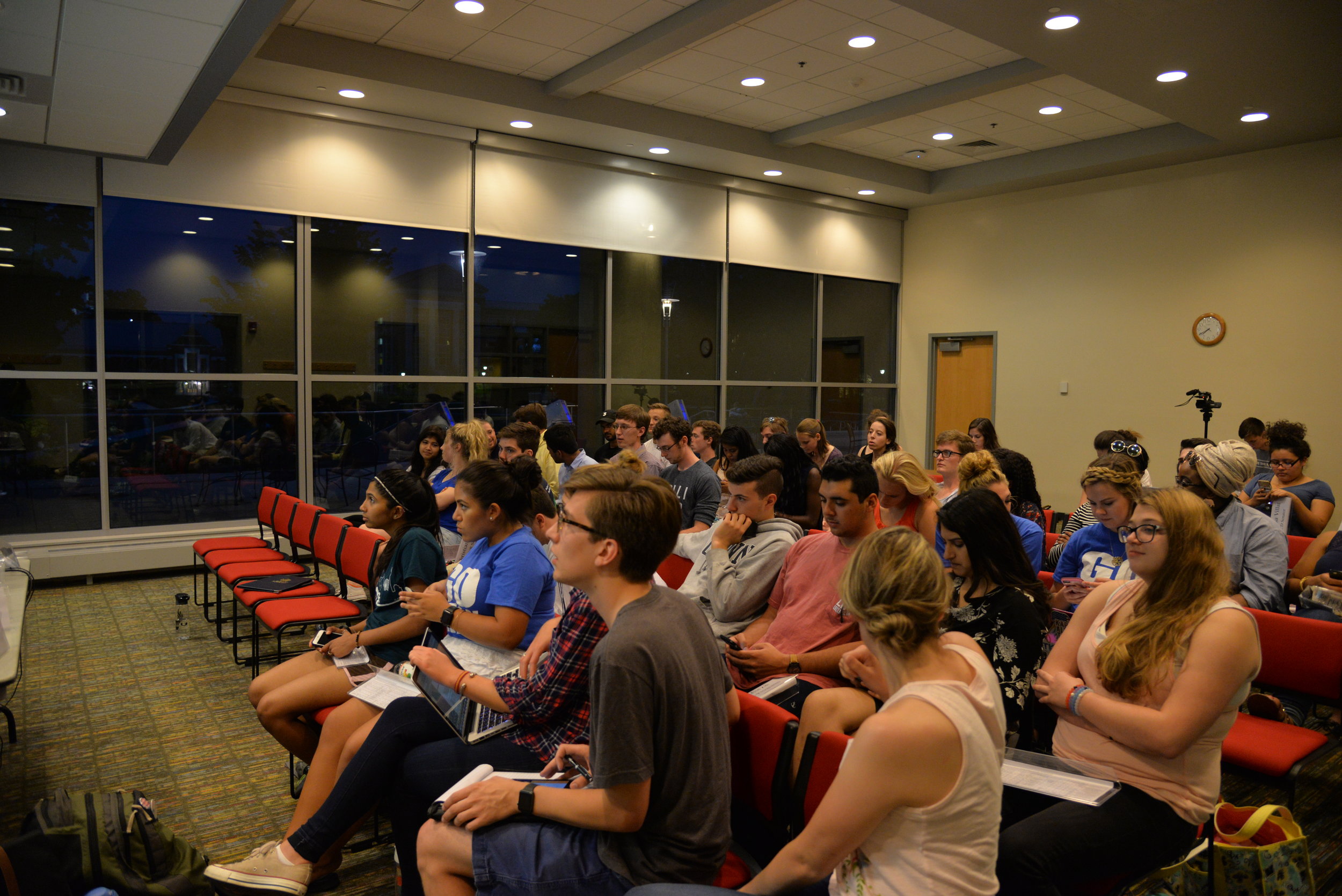 The Undergraduate Student Government met Wednesday night for their first meeting of the fall. (Amar Batra/The Daily Campus)