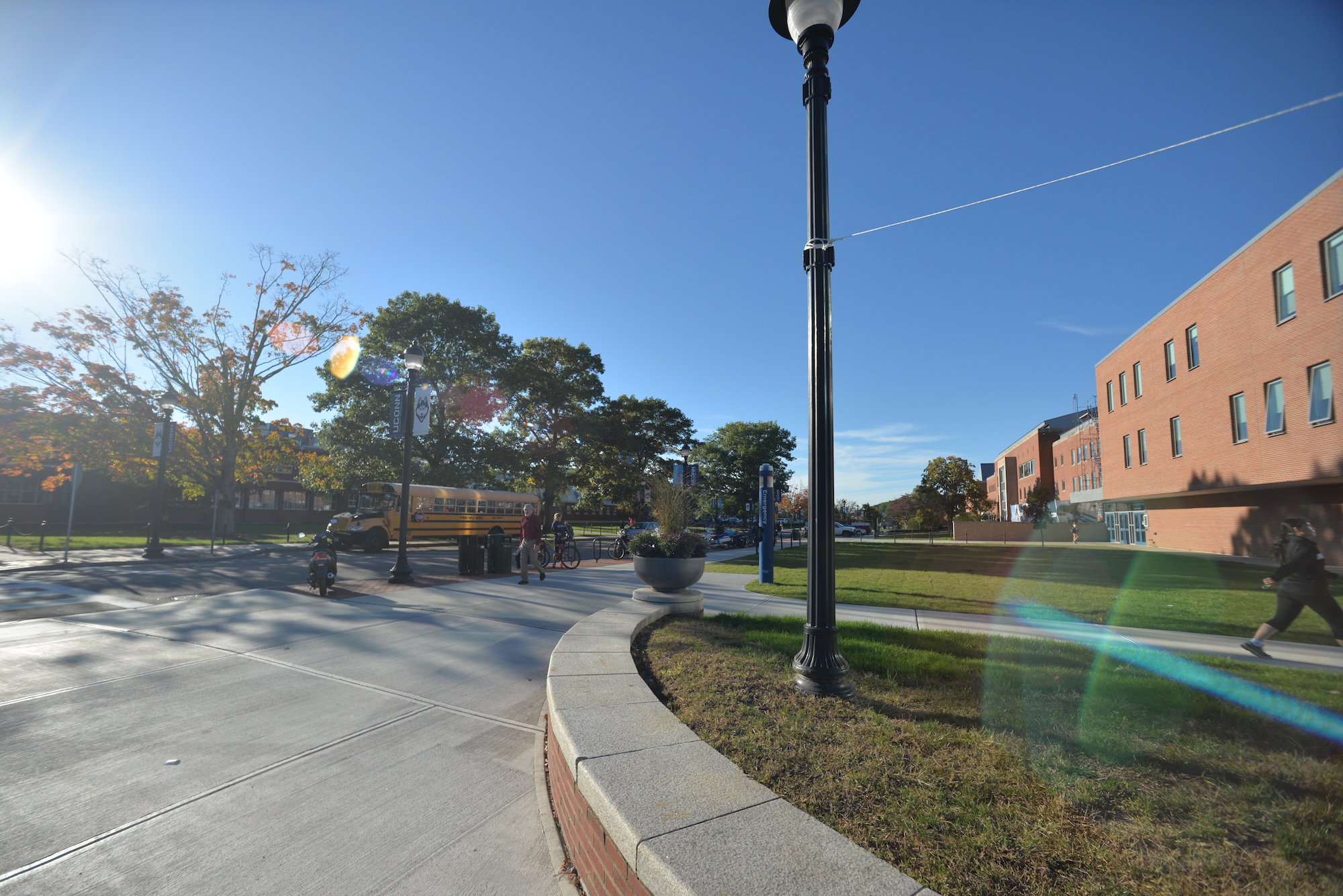 Susan Herbst outlined the financial outlook for the university this upcoming fiscal year and reports that the university plans to acknowledge its financial constraints by choosing to admit fewer students in the upcoming years. (Amar Batra/The Daily Campus)