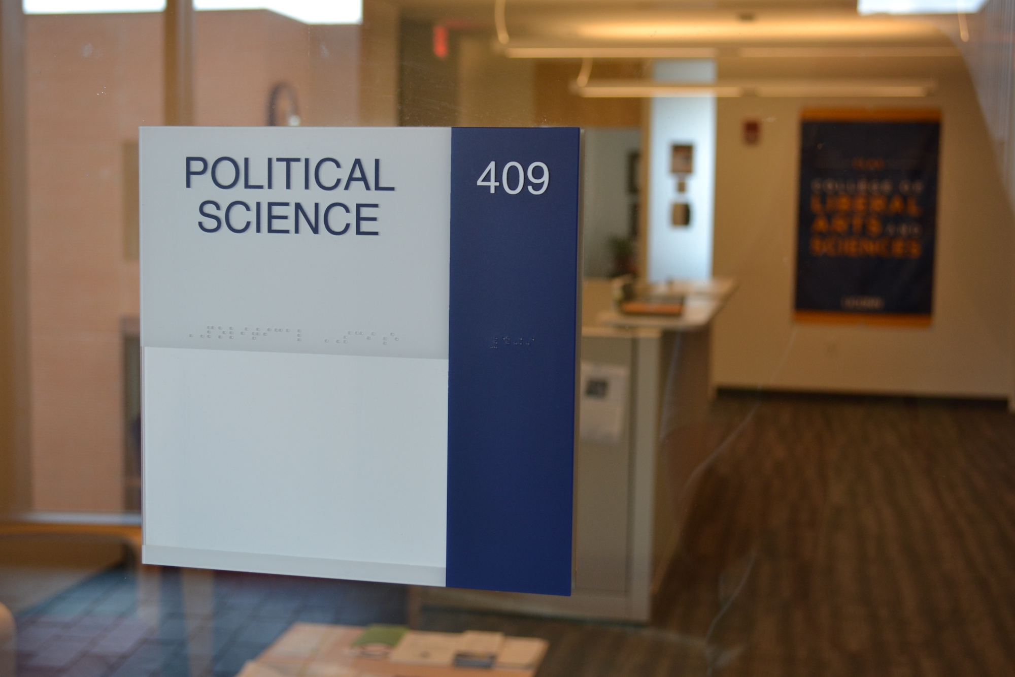 Louis Gerson was the former head of the Political Science Department at UConn. The Political Science Department is located on the fourth floor of Oak Hall. (Olivia Stenger/The Daily Campus)