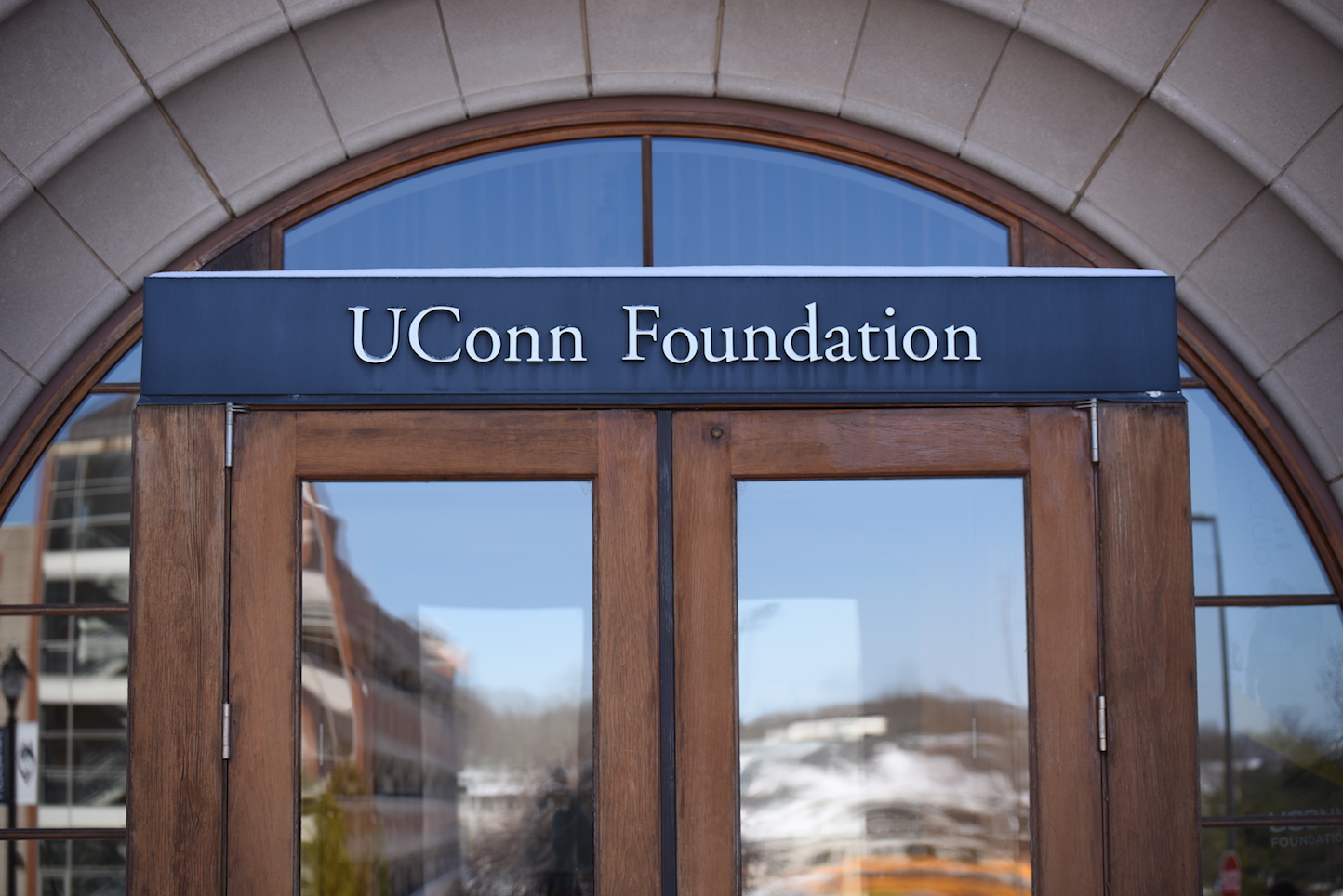 The UConn Foundation is located across from the North Garage and the Jorgensen Center for Performing Art. It provides a large amount of funding and support to student organizations every year. (Zhelun Lang, The Daily Campus)