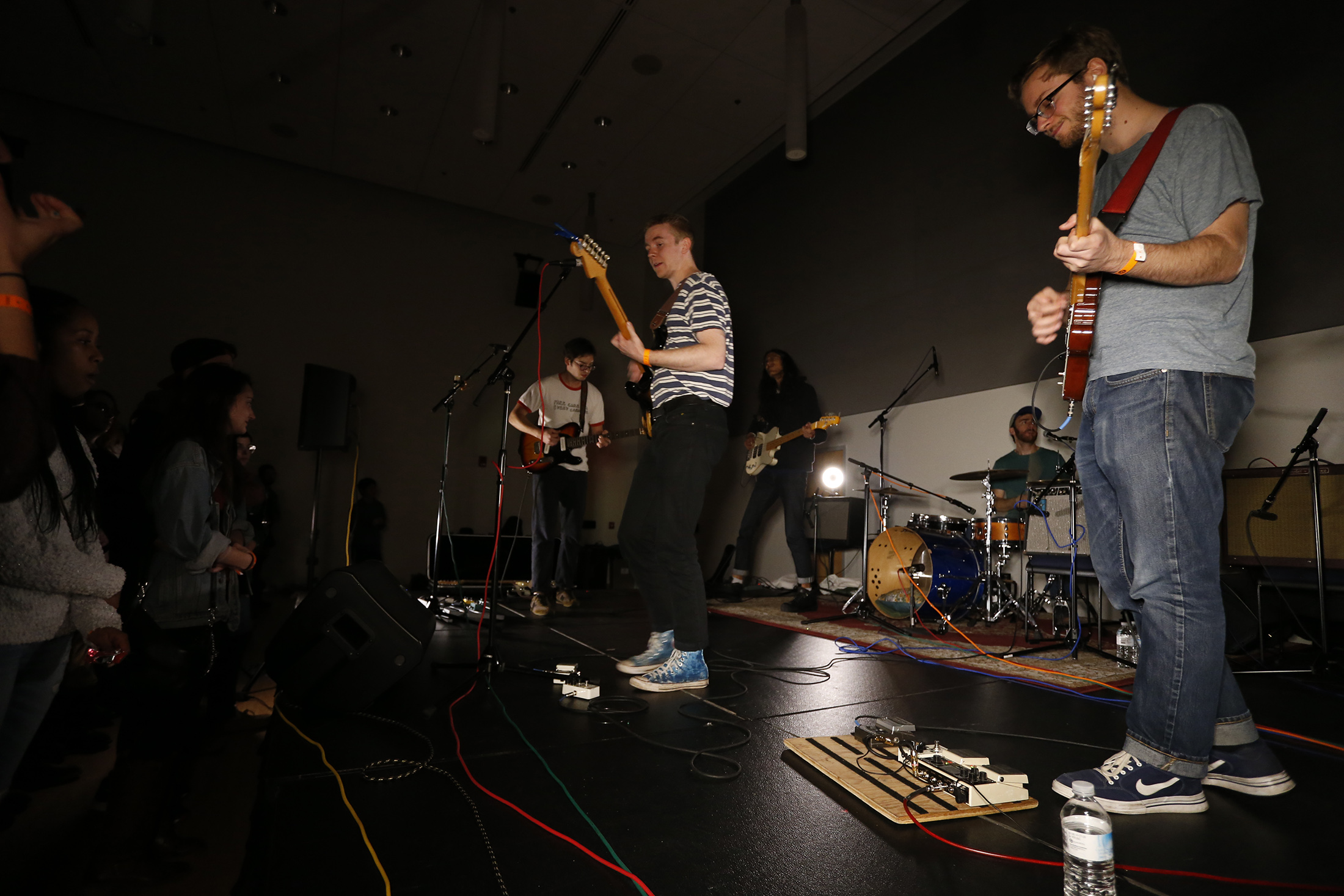 WHUS Radio hosts Mischief After Dark, a concert with many bands including Pine Grove to play in the SU Ballroom. (Tyler Benton/The Daily Campus) 