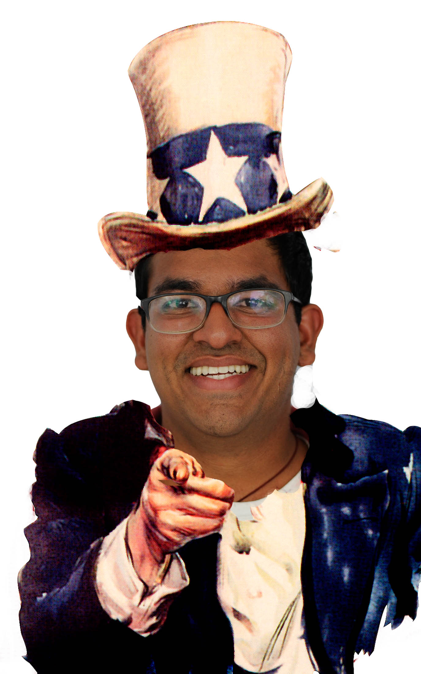 My editor forced me to do this. If I'm going to make something embarrassing like this than the least you can do is vote. (Illustration/Amar Batra)
