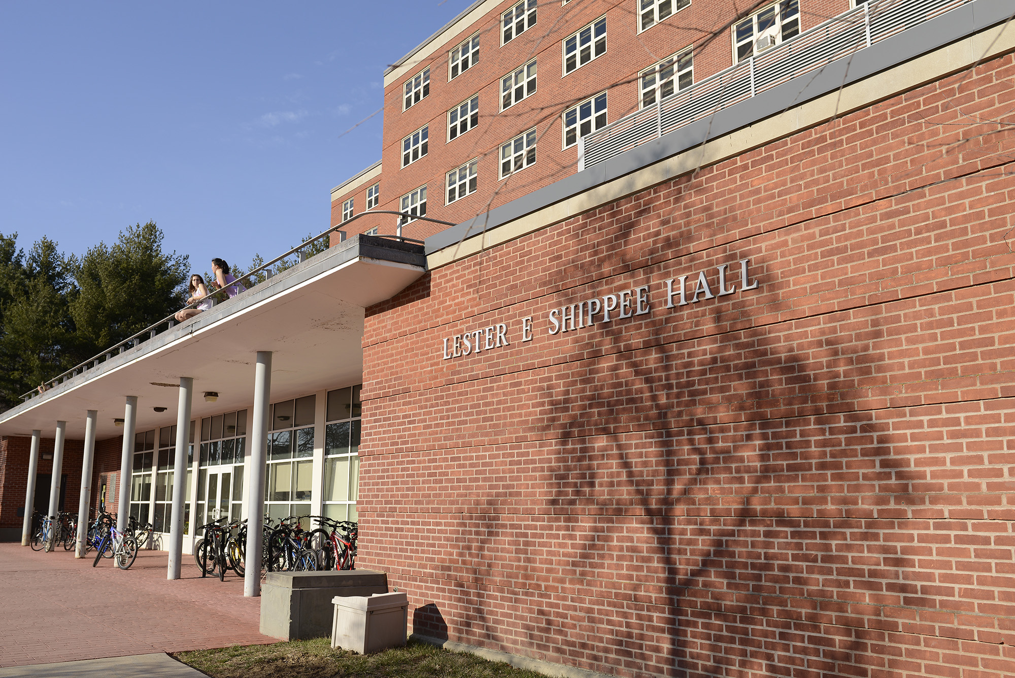 Shippee building taken March 16, 2016. Shippee is one of the residence halls at UConn that has recently experienced discolored water. (Jason Jiang/ The Daily Campus) 