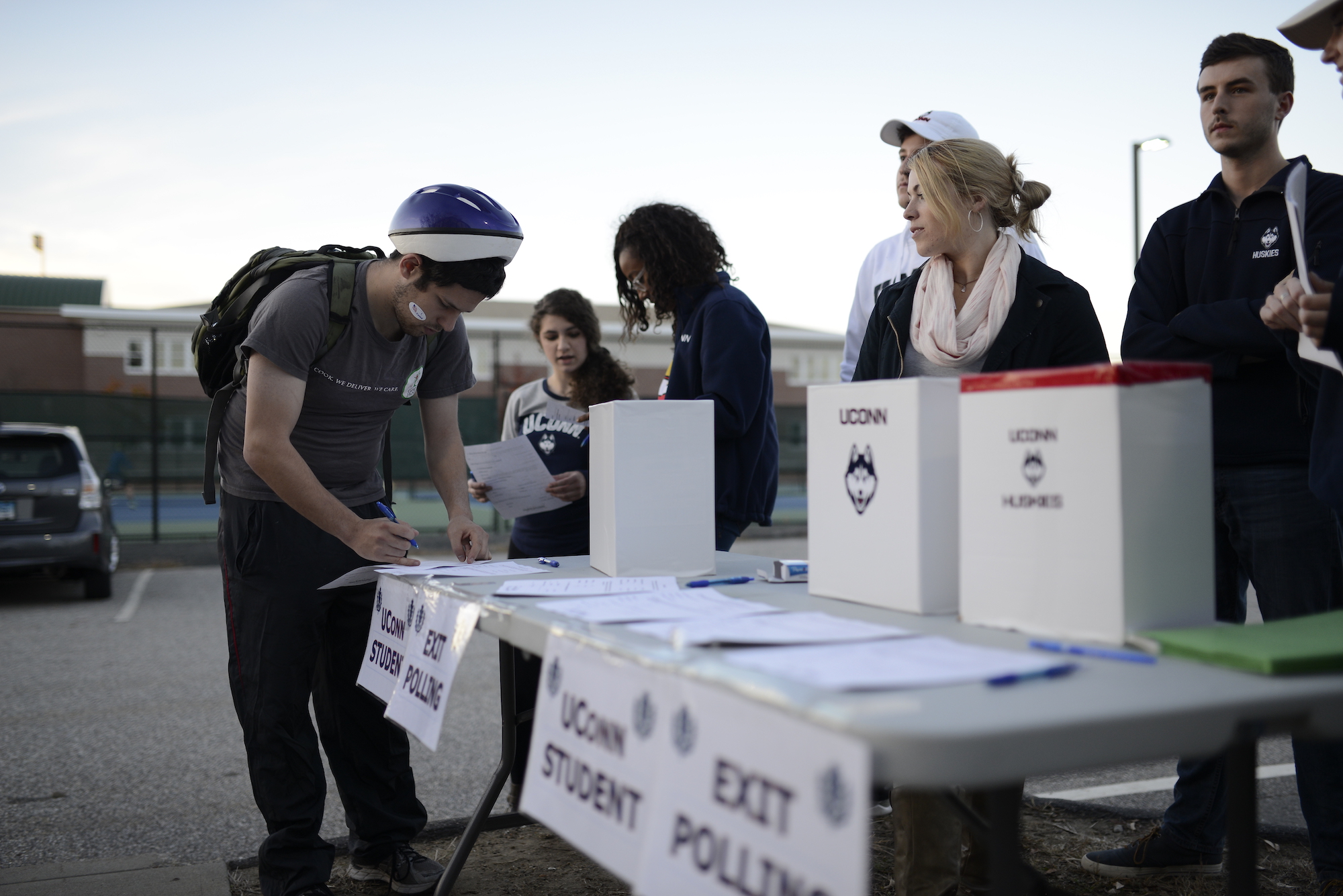 Record high levels of voter registration in Mansfield prior to Election Day are expected to lead to a similar increase in voter turnout in addition to over 600 University of Connecticut students took advantage of same day registration (Jason Jiang/The Daily Campus)