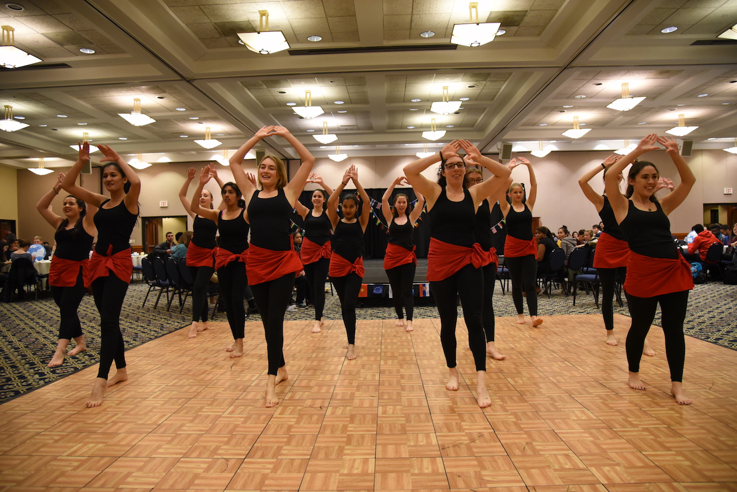 International Night offered free food from different cultures and dance performances in Rome Ballroom on Thursday night. Honors Council sponsored the event. (Charlotte Lao/The Daily Campus)