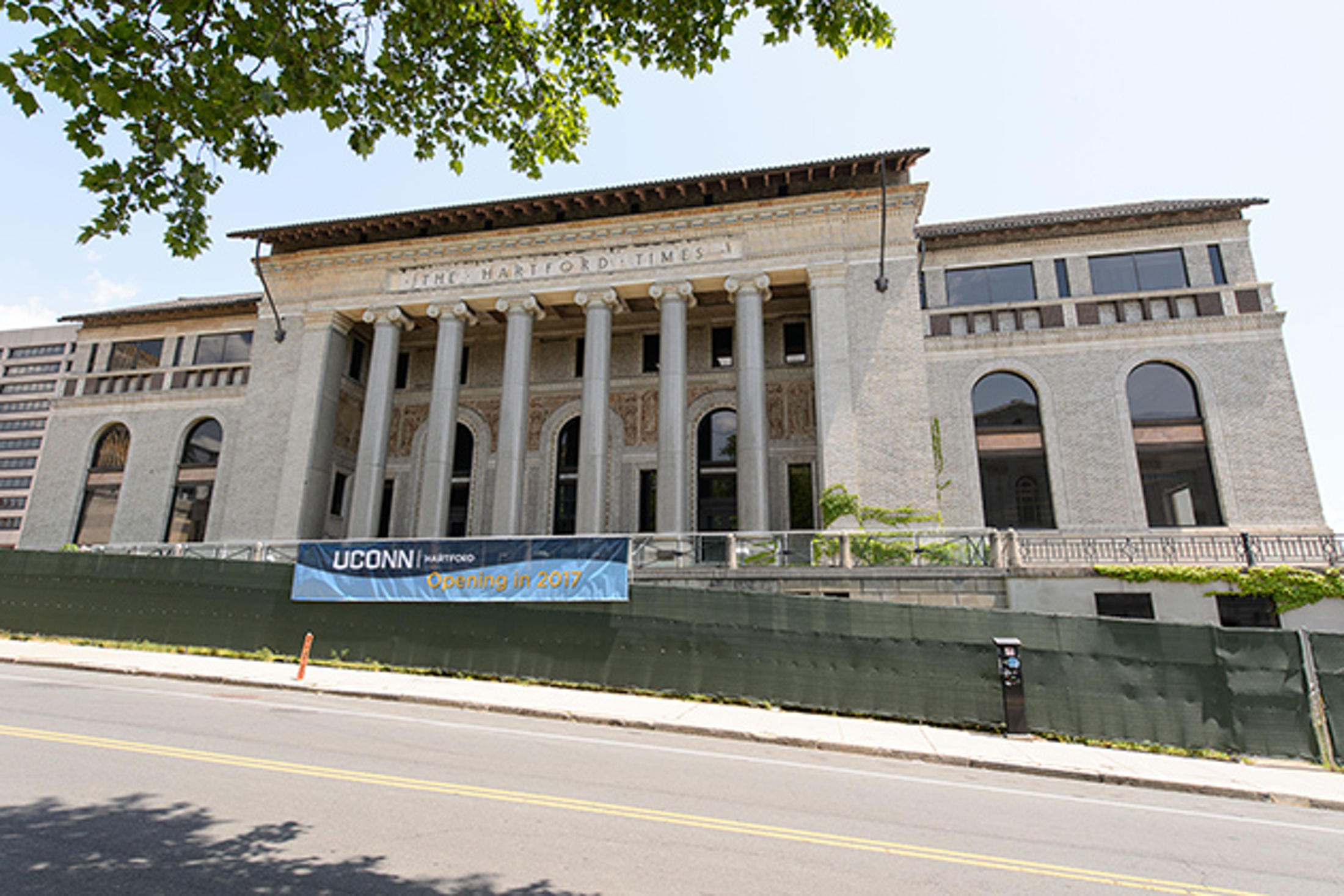 The new downtown Hartford campus will be built at the former Hartford Times buidling. The study was done at the School of Social Work at the Greater Hartford UConn campus. (Courtesy/UConn Today)