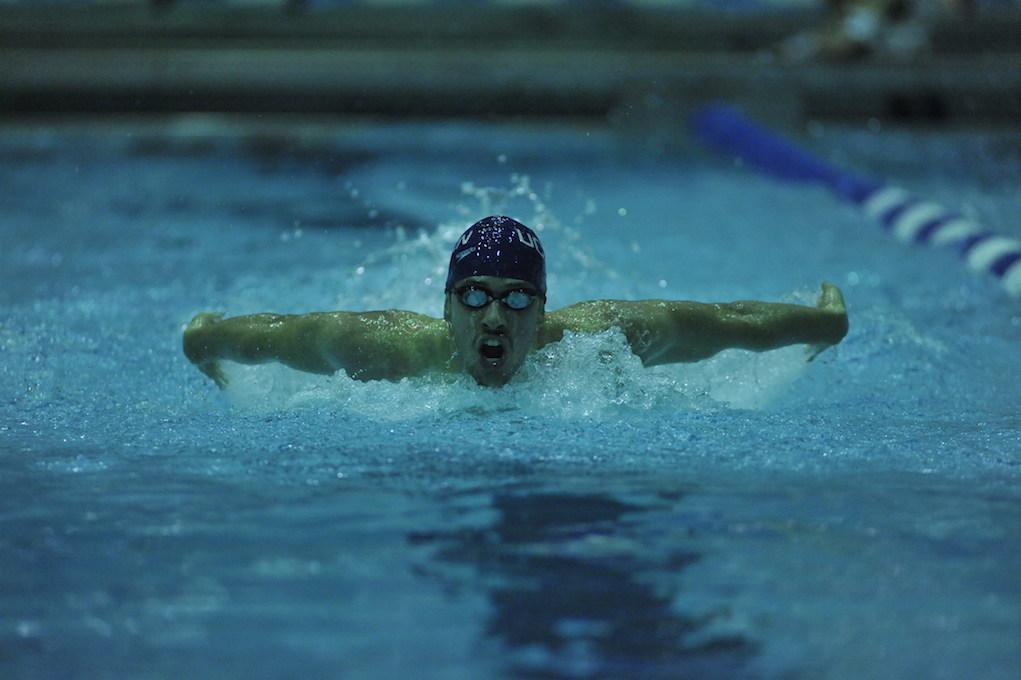 File photo from a UConn Swimming and Diving meet (Jason Jiang/The Daily Campus)