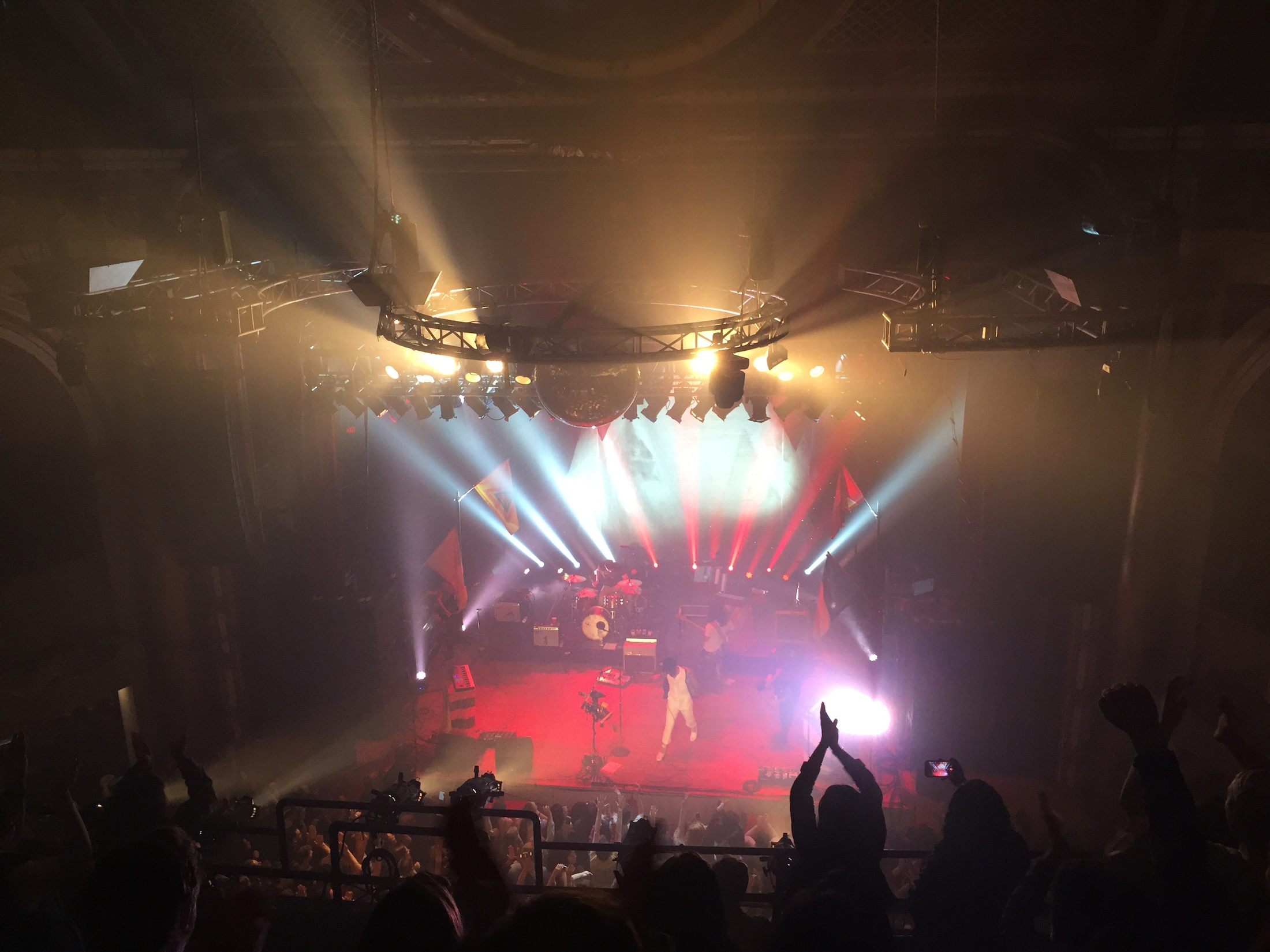 Young the Giant formed in Irvine, California in 2004 as an American rock band. This held a show last week at Lupo's Heartbreak Hotel in Providence, Rhode Island. (Chris Hanna/The Daily Campus)