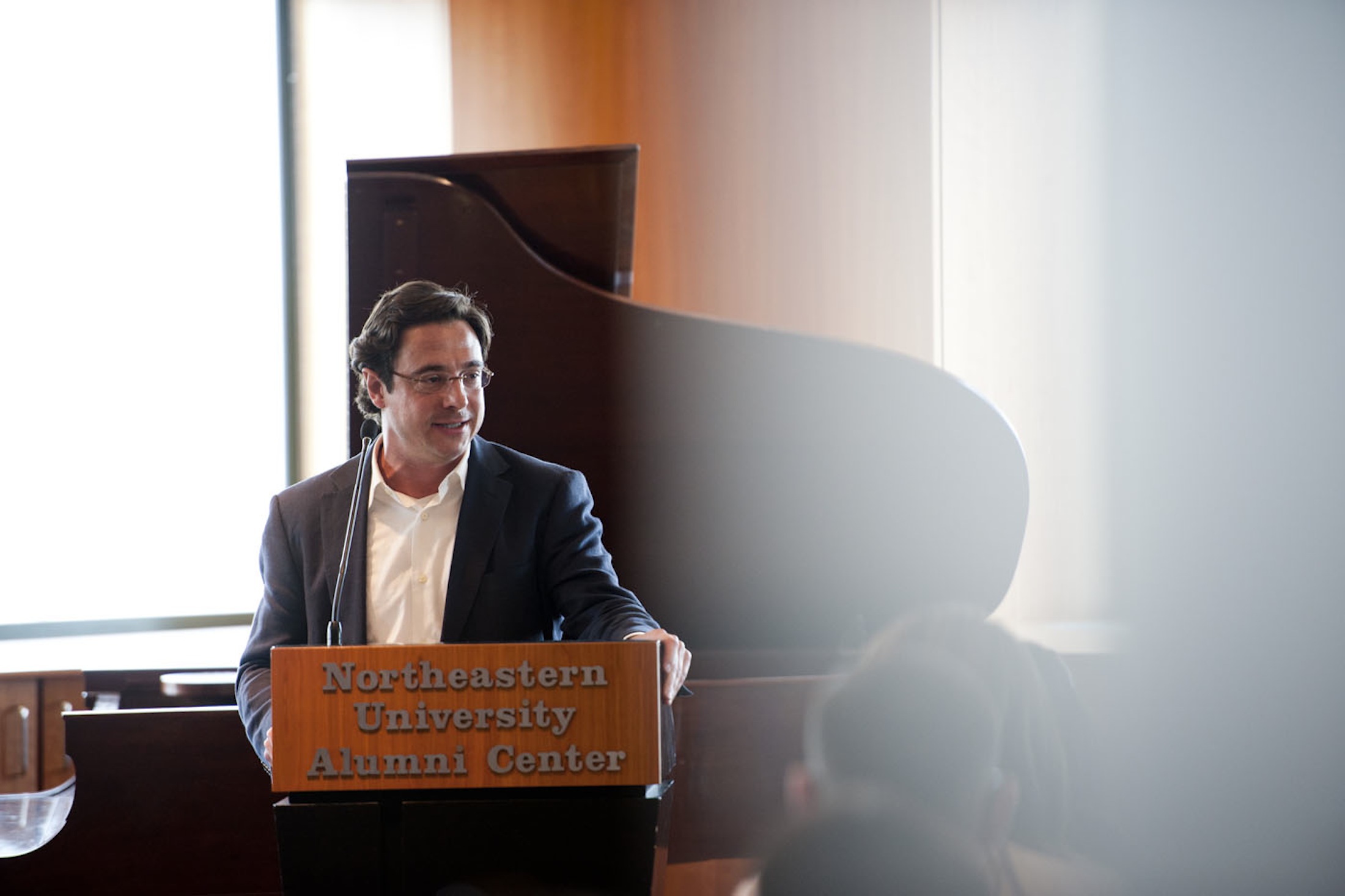 Dov Waxman, a professor at Northeastern University, spoke to UConn students on Thursday about his book "Trouble of the Tribe." (Photo courtesy of Northeastern) 