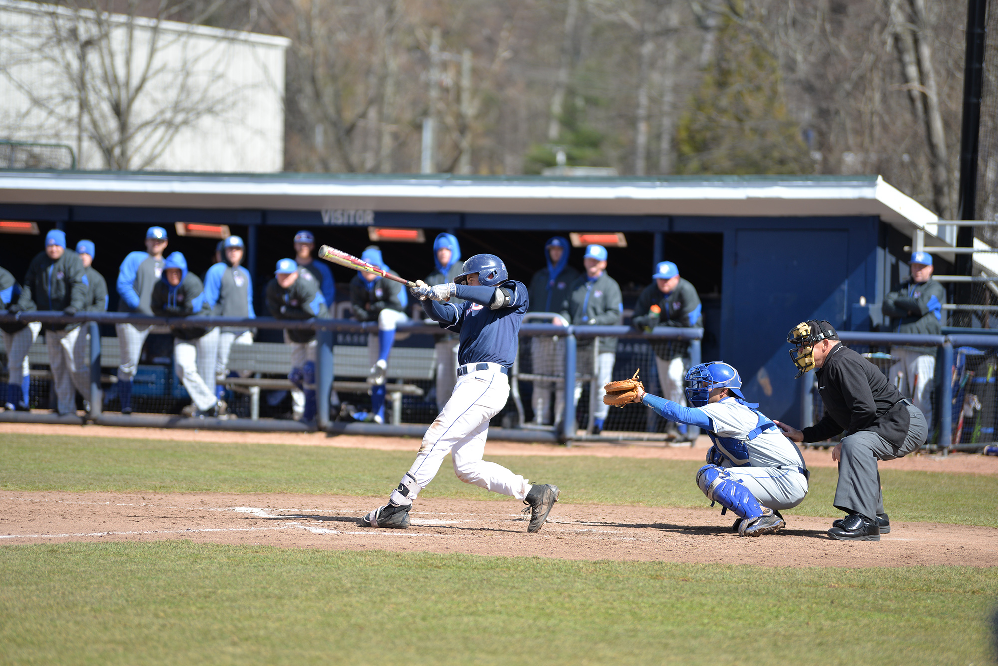 UConn defeats Memphis 10-7 at J.O. Christian Field on Saturday, April 8, 2017. The huskies swept the series following a win over memphis on Sunday. (Amar Batra/ The Daily Campus)
