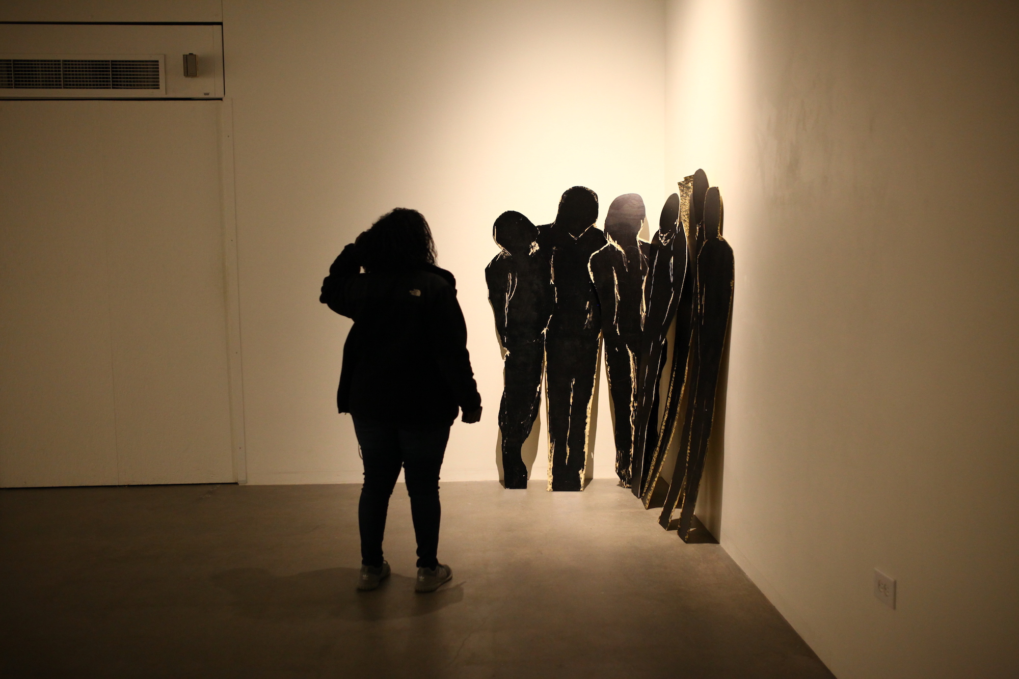 Diana Abouchacra printmaking exhibition opened Wed., April 19 in UConn's art building. The pieces will be on display until April 22. (Tyler Benton/The Daily Campus)